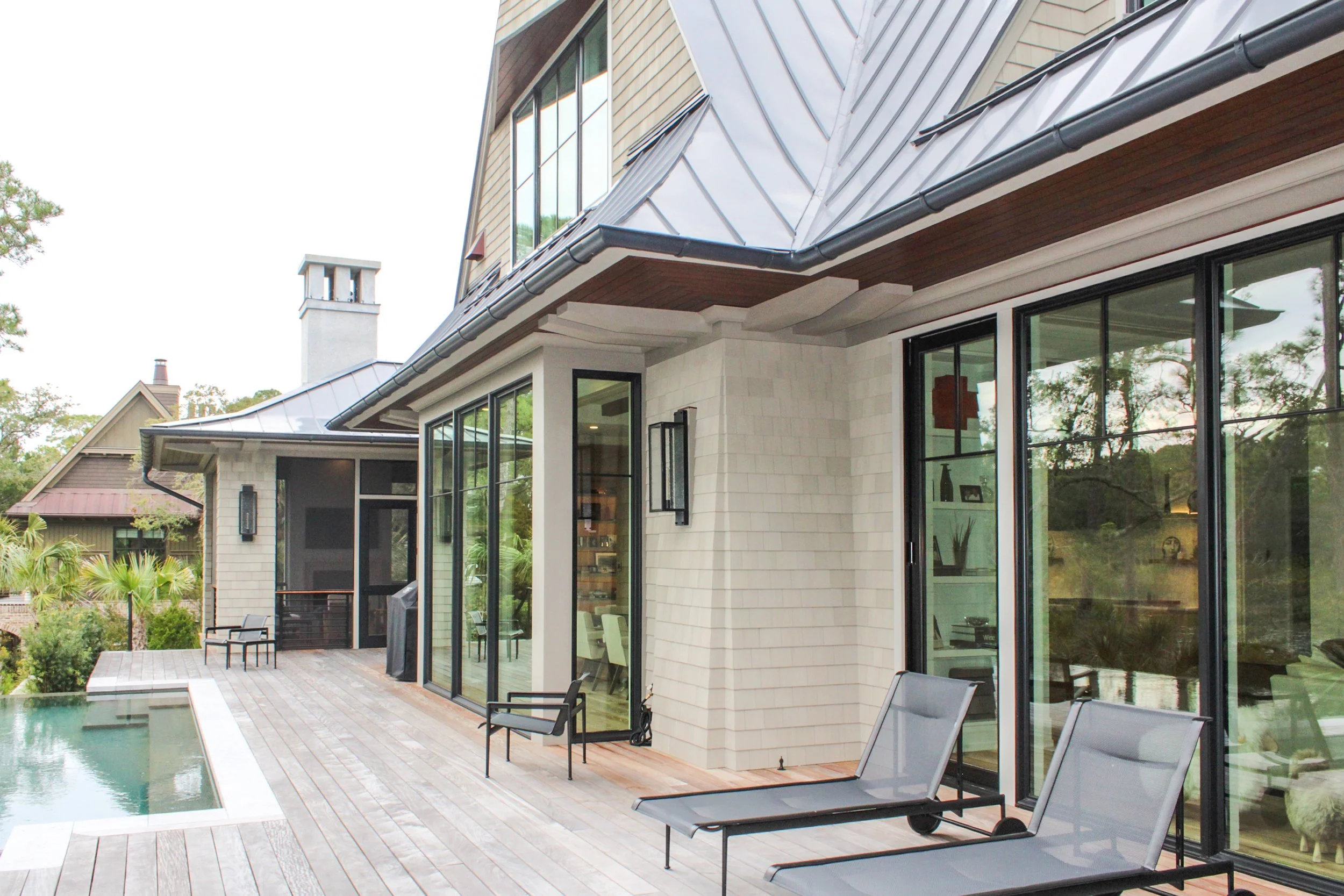 Exterior Luxury Home Painting, Trim, and Wood Finishing Kiawah Island