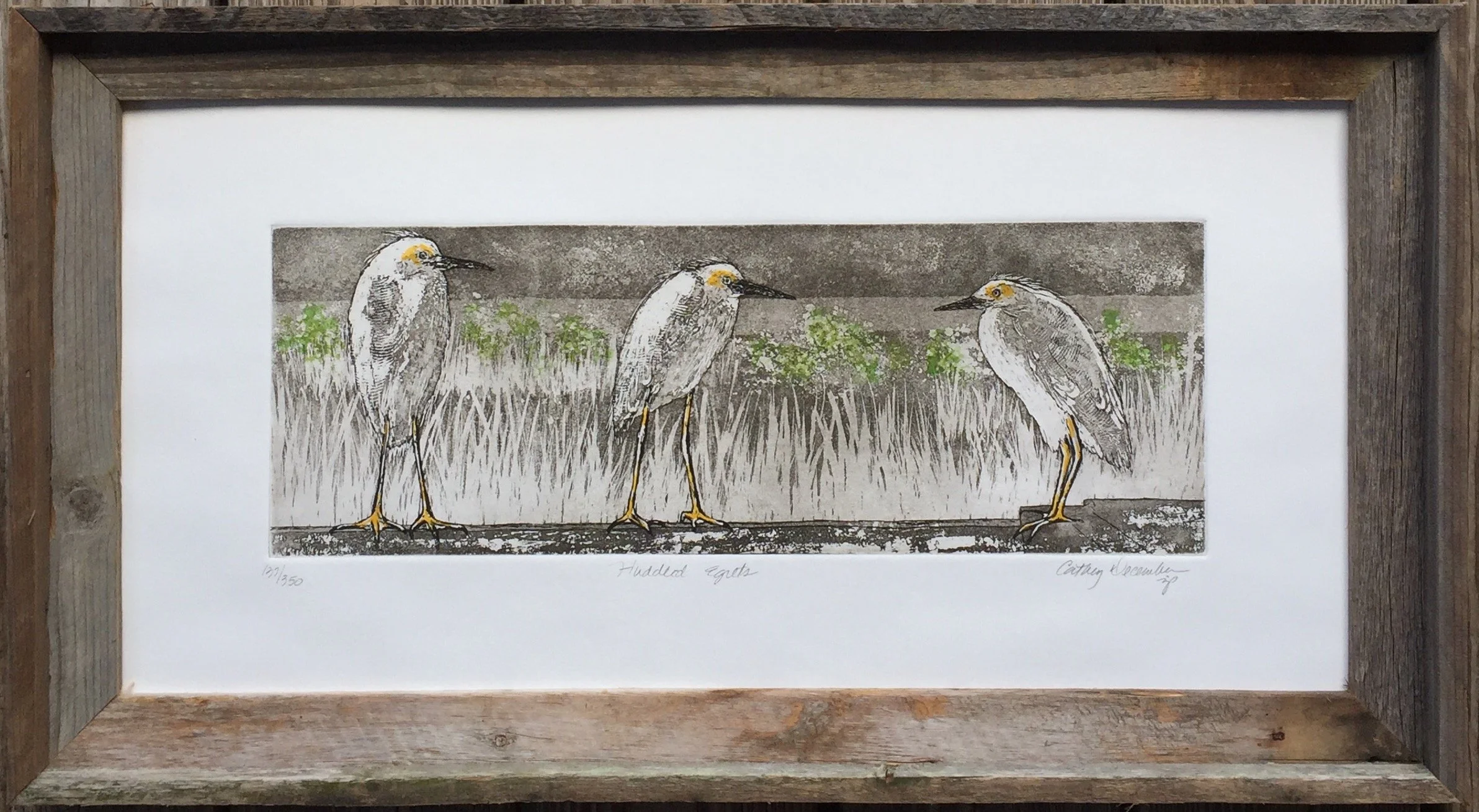HUDDLED EGRETS FRAMED.jpg