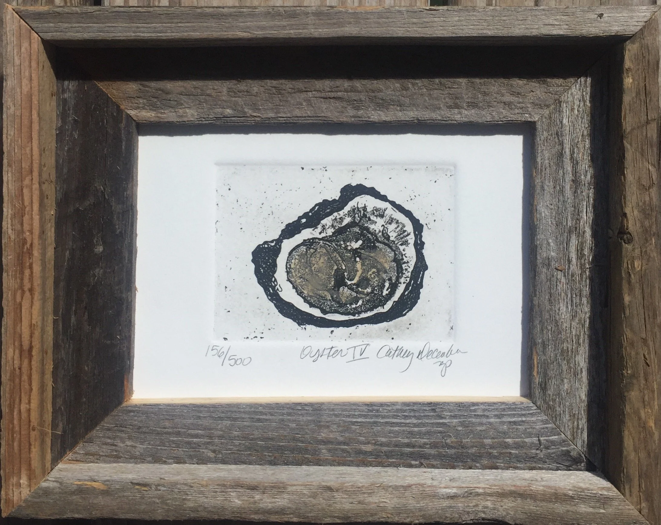 Oyster IV Framed