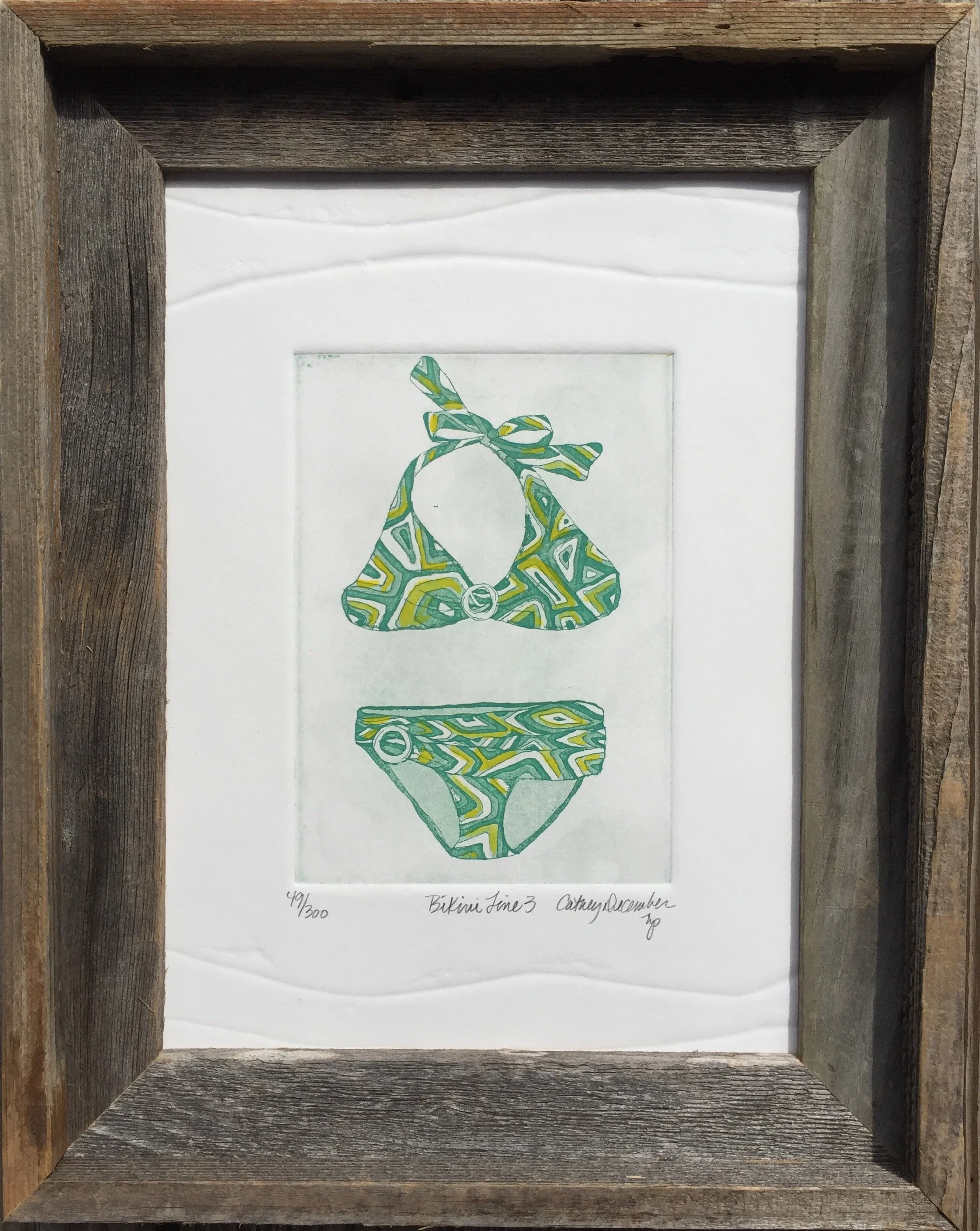 Bikini Line 3 Framed