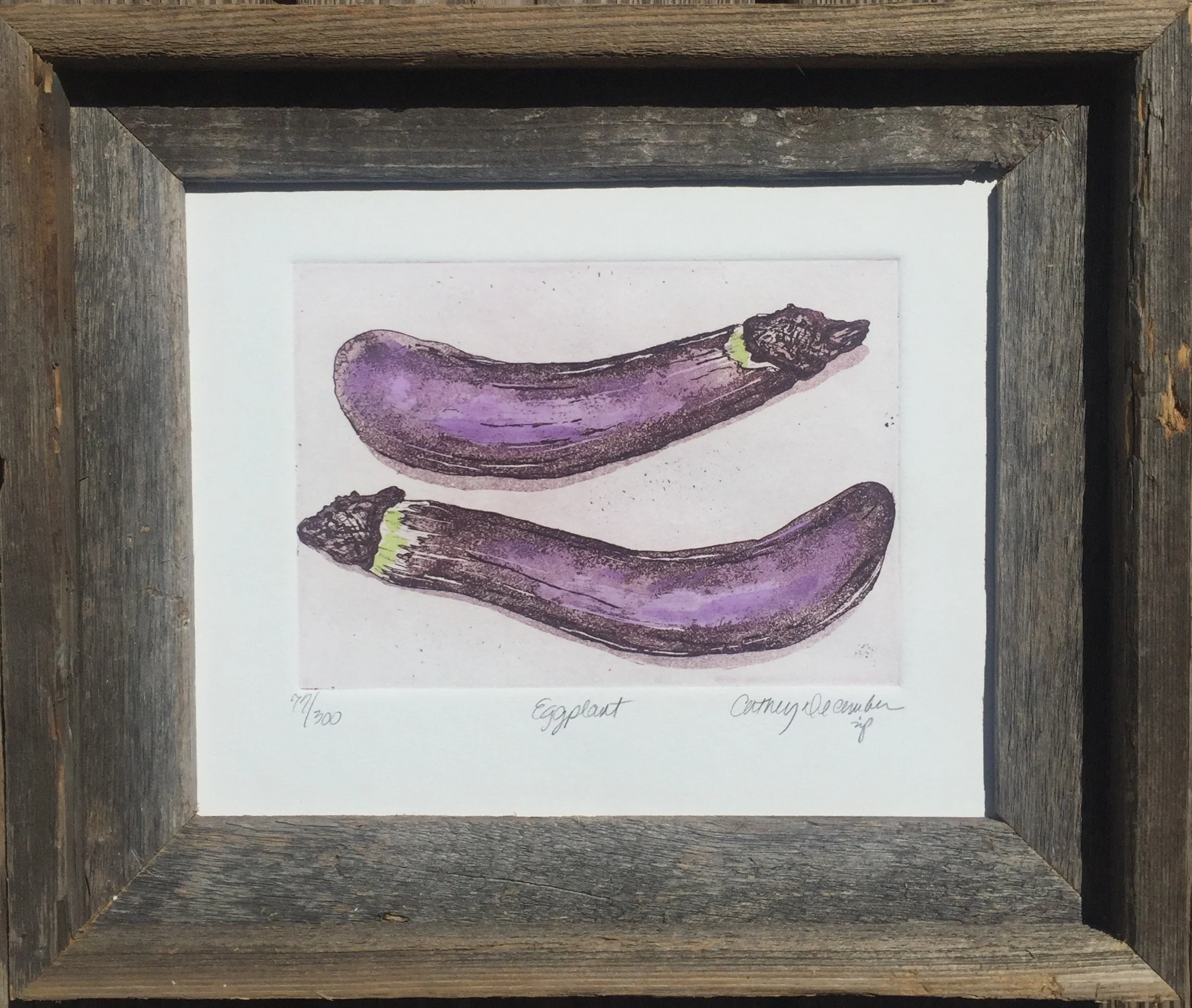 Eggplant Framed