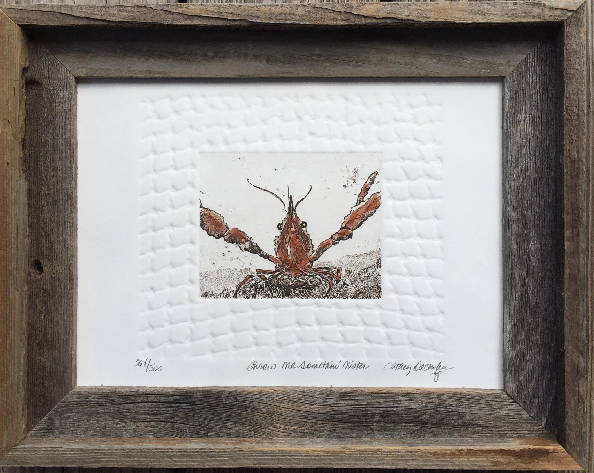 Throw Me Somethin' Mister Framed