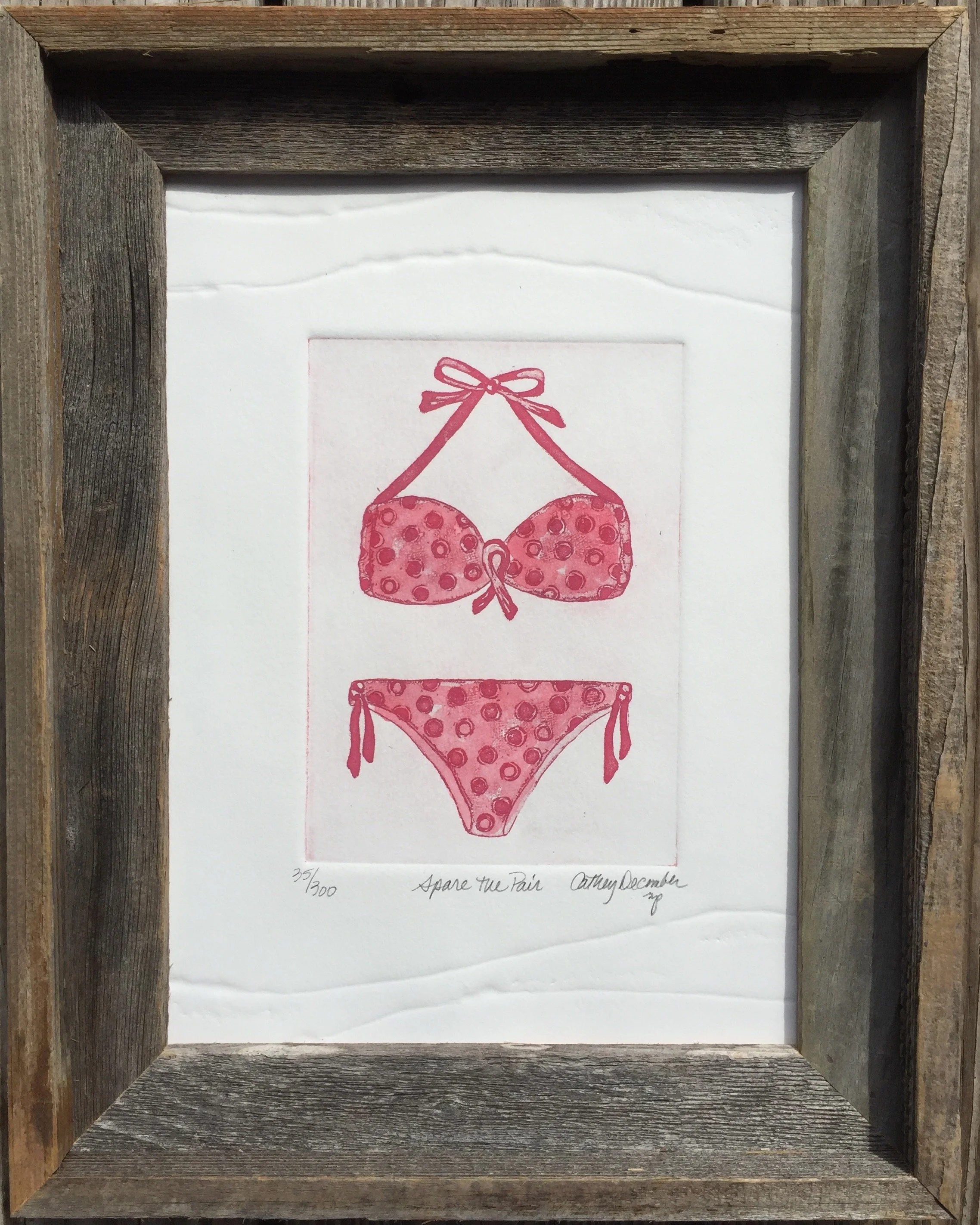 Spare the Pair Framed