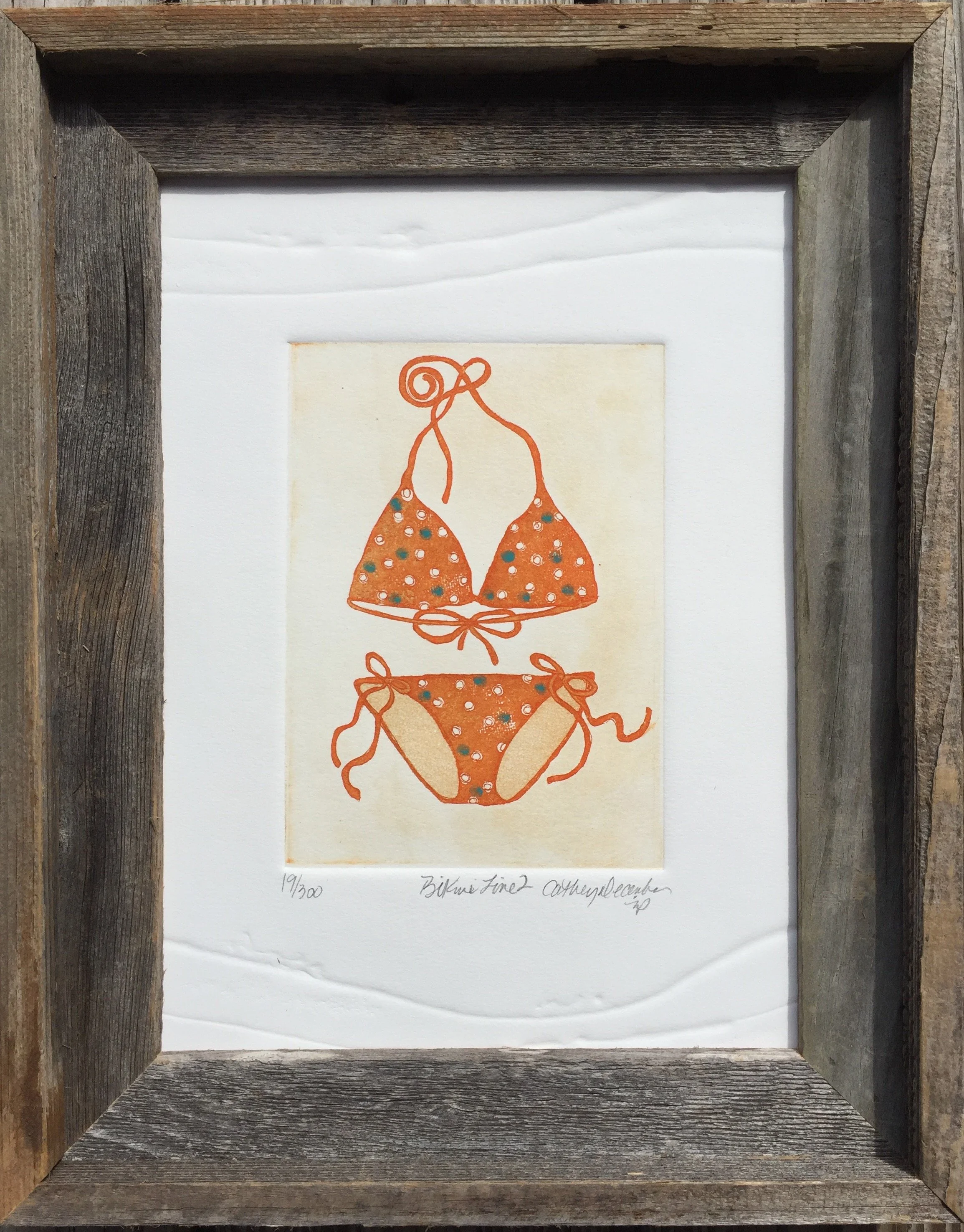 Bikini Line 2 Framed