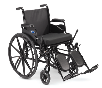 Invacare 9000 SL Wheelchair, Fixed Height Space Saver Full Arms, 18"x16"