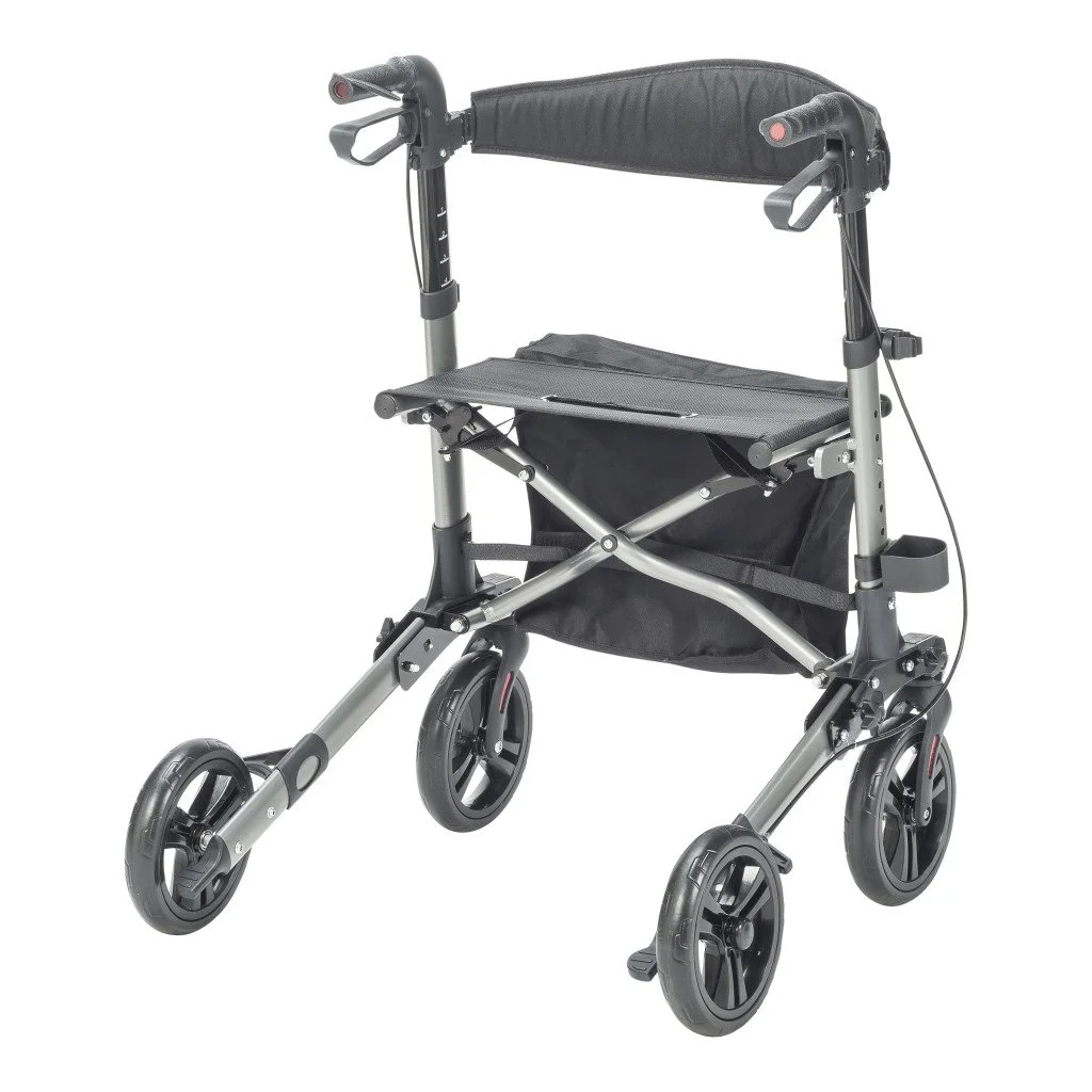 Compact Folding Rollator Rear View.jpeg