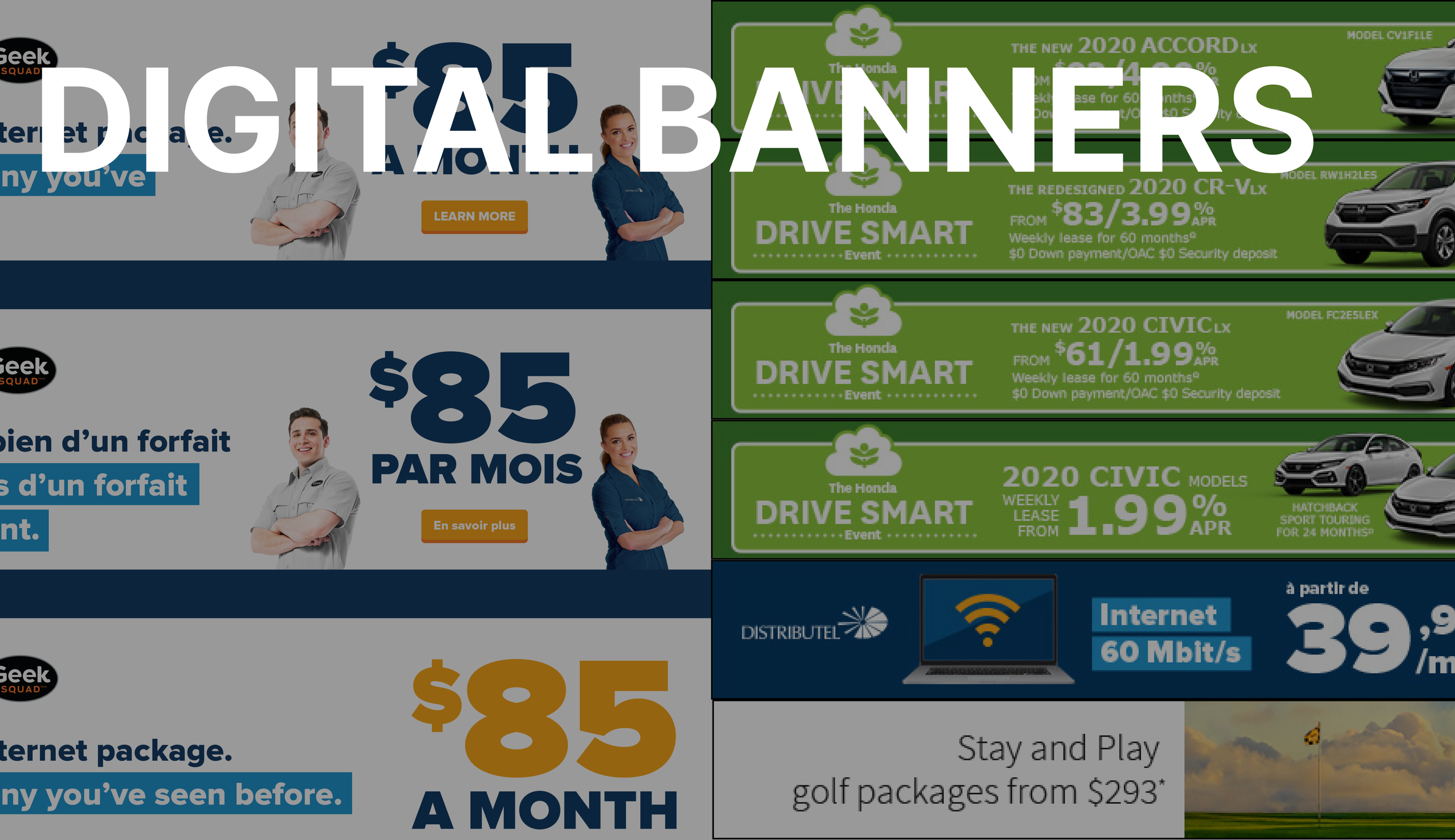 the face of digital banners for doug&partners