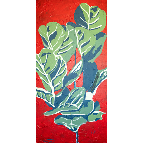 FIddle Leaf In Red No. 1