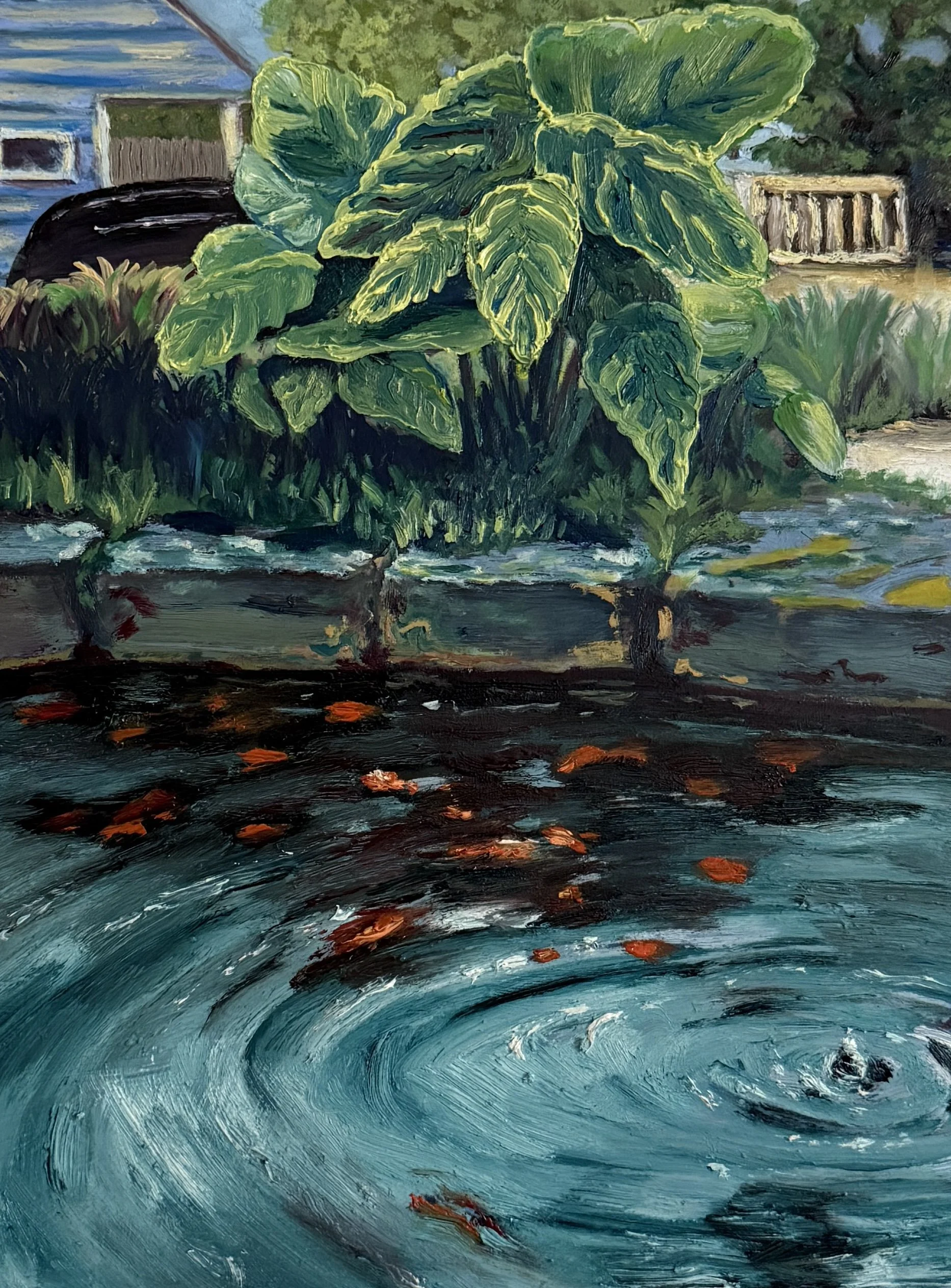 The Pond Behind The Coffee Shop
