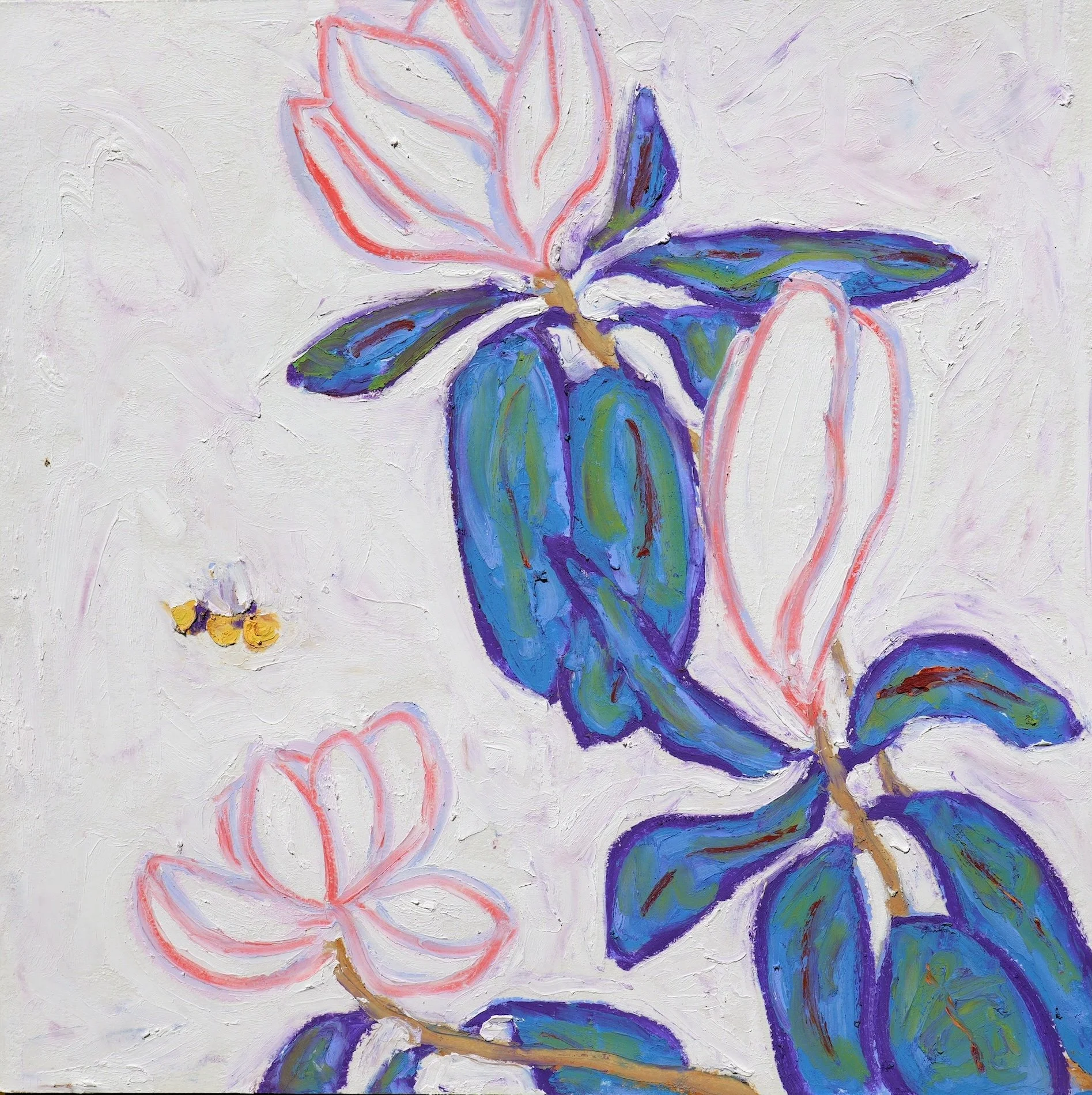 Magnolia Bee Original Oil Pastel