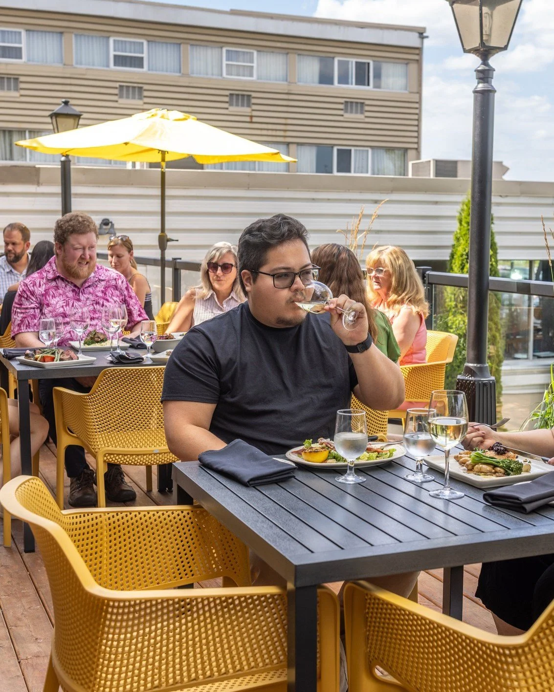 At Maxwell&rsquo;s, we celebrate milestones and create lasting memories. Join us this summer on our beautiful patio, where every occasion feels special. 

Reserve your table through the link in our bio. 🌙🍷 

#MaxwellsSteak&amp;Seafood #FrederictonF