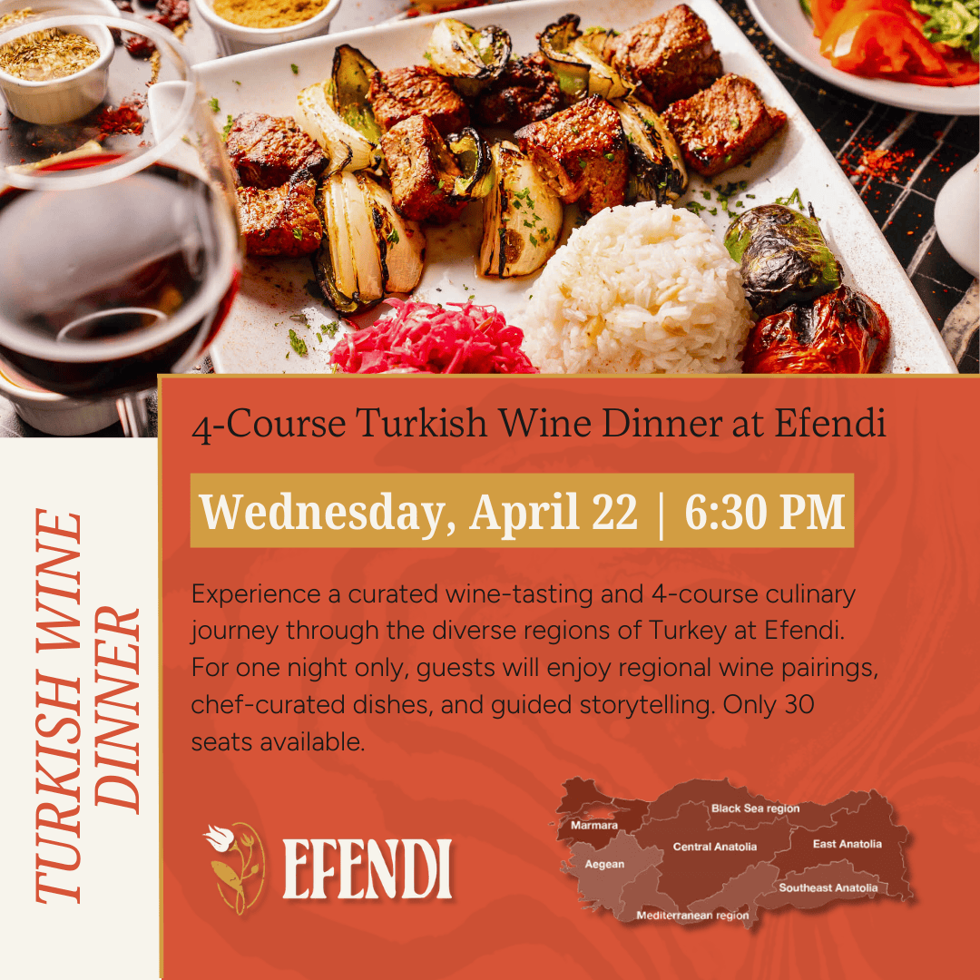 Turkish Wine Dinner | 04-22-26