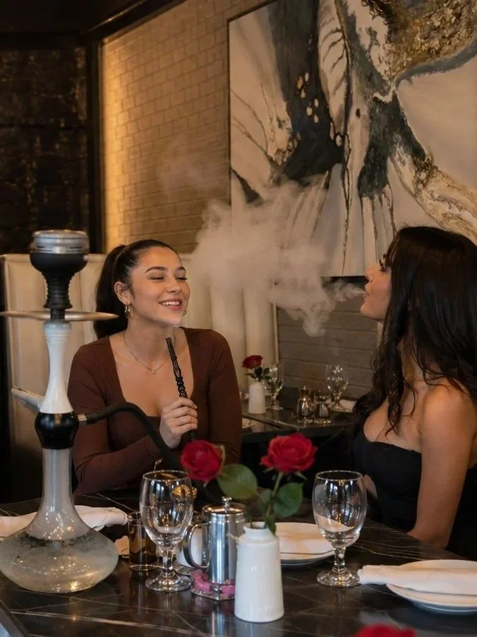 Hookah lounge at Efendi Mediterranean Restaurant in Alpharetta, GA