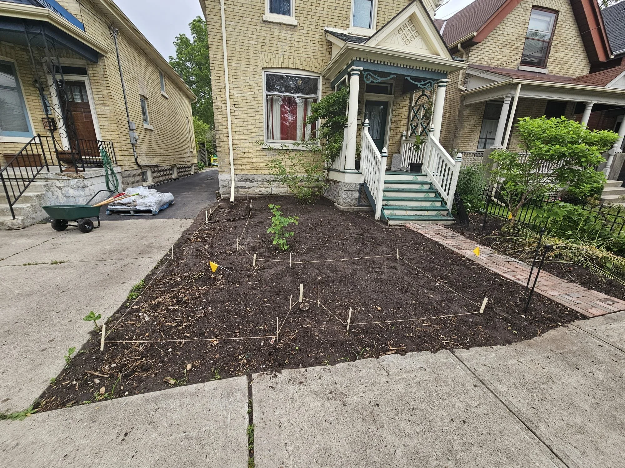 2024 - Marking out Dry Creek Bed