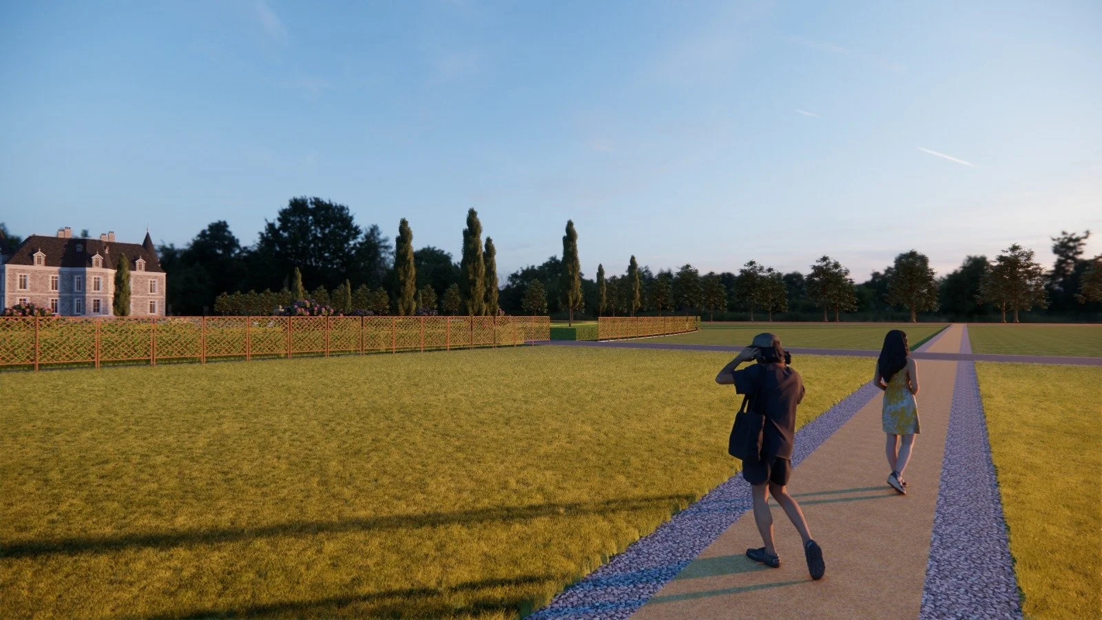 Perspective Render - Enscape - Front Entrance