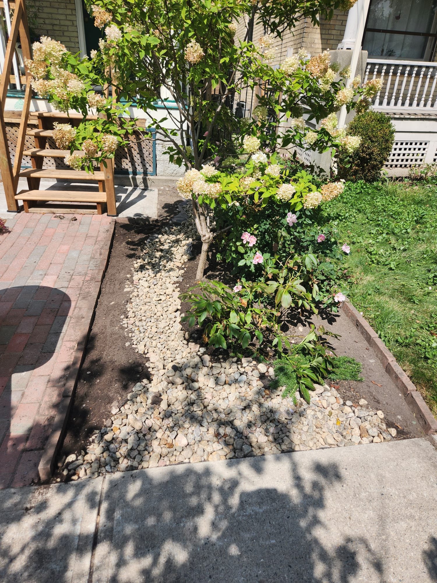 2025 - Dry Creek Bed Construction with renovated path