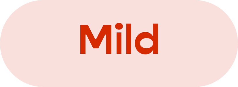 Mild spice level label