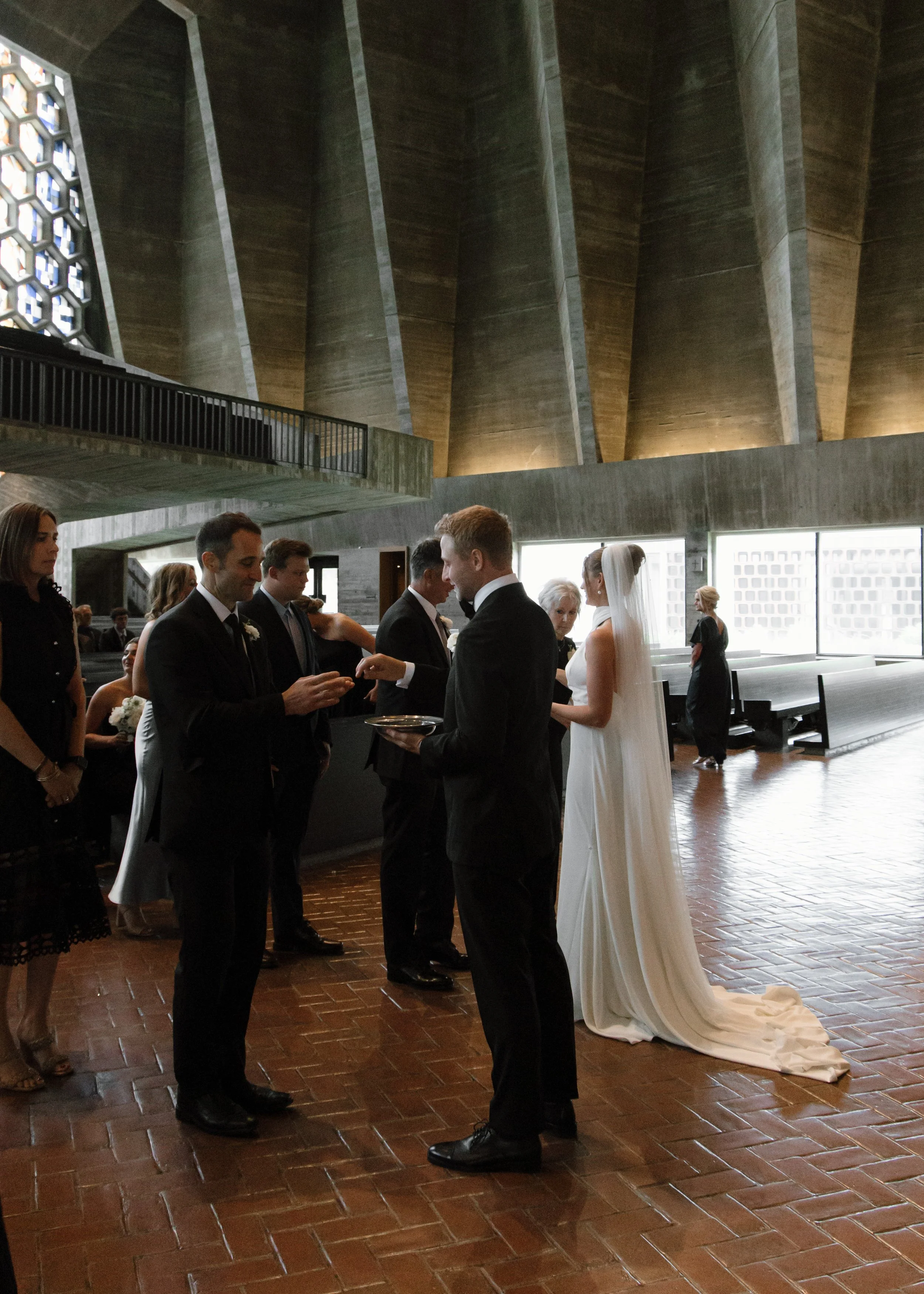 LaPanta Omann Wedding Portraits, St. John's Abbey, St. Cloud MN, Ceremony Photos