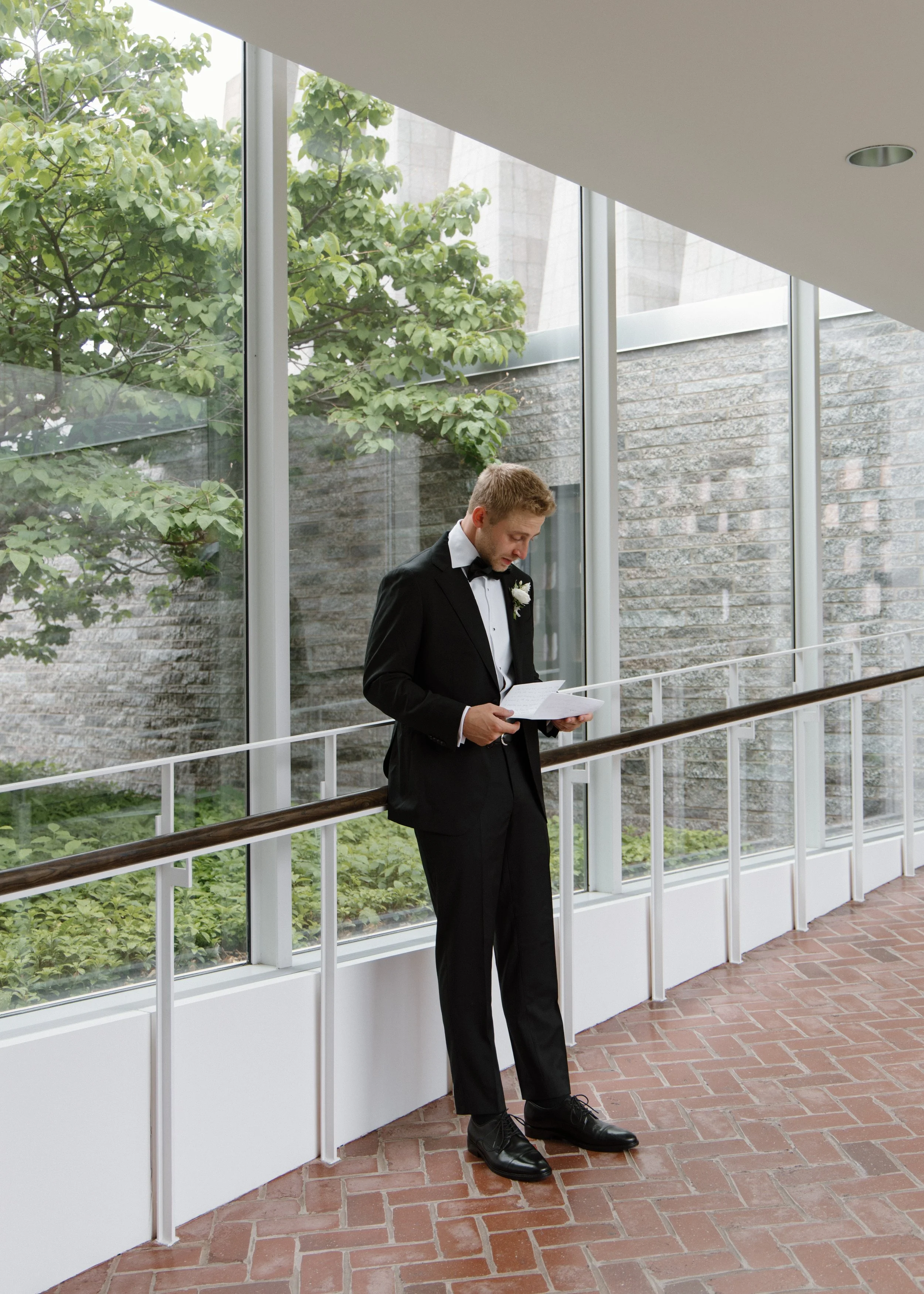 LaPanta Omann Wedding portraits, groom portraits, groom private moment