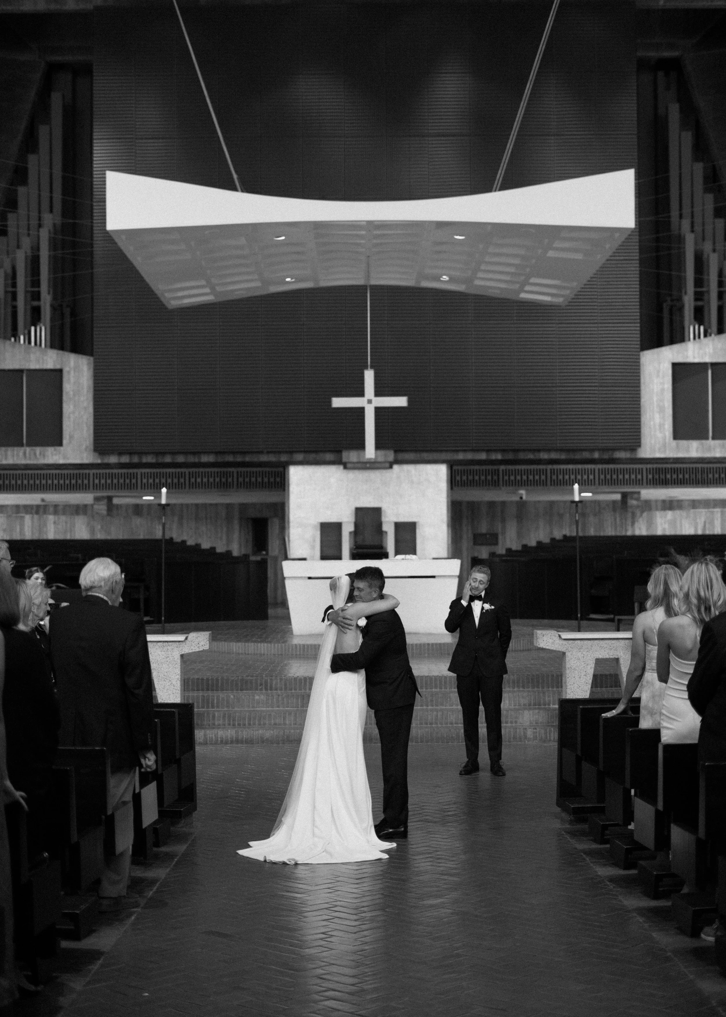 LaPanta Omann Wedding Portraits, St. John's Abbey, St. Cloud MN, Ceremony Photos