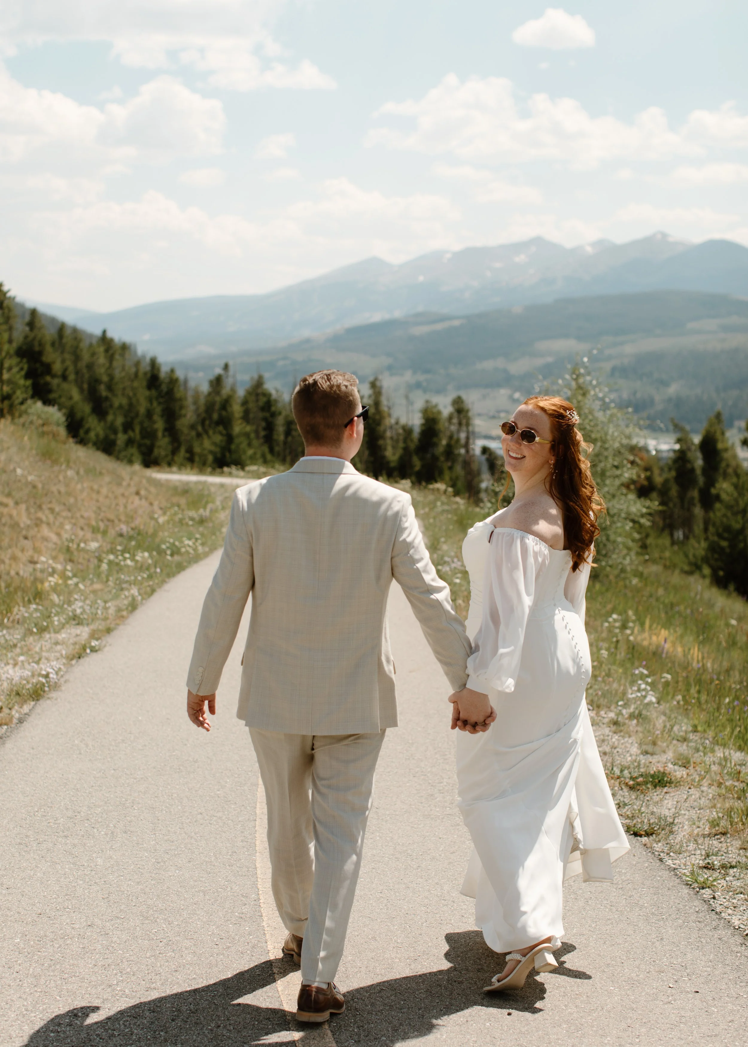 Bride & Groom Photos, Breckenridge CO, Destination wedding, Marisa Claire Photography, Wedding Photographer