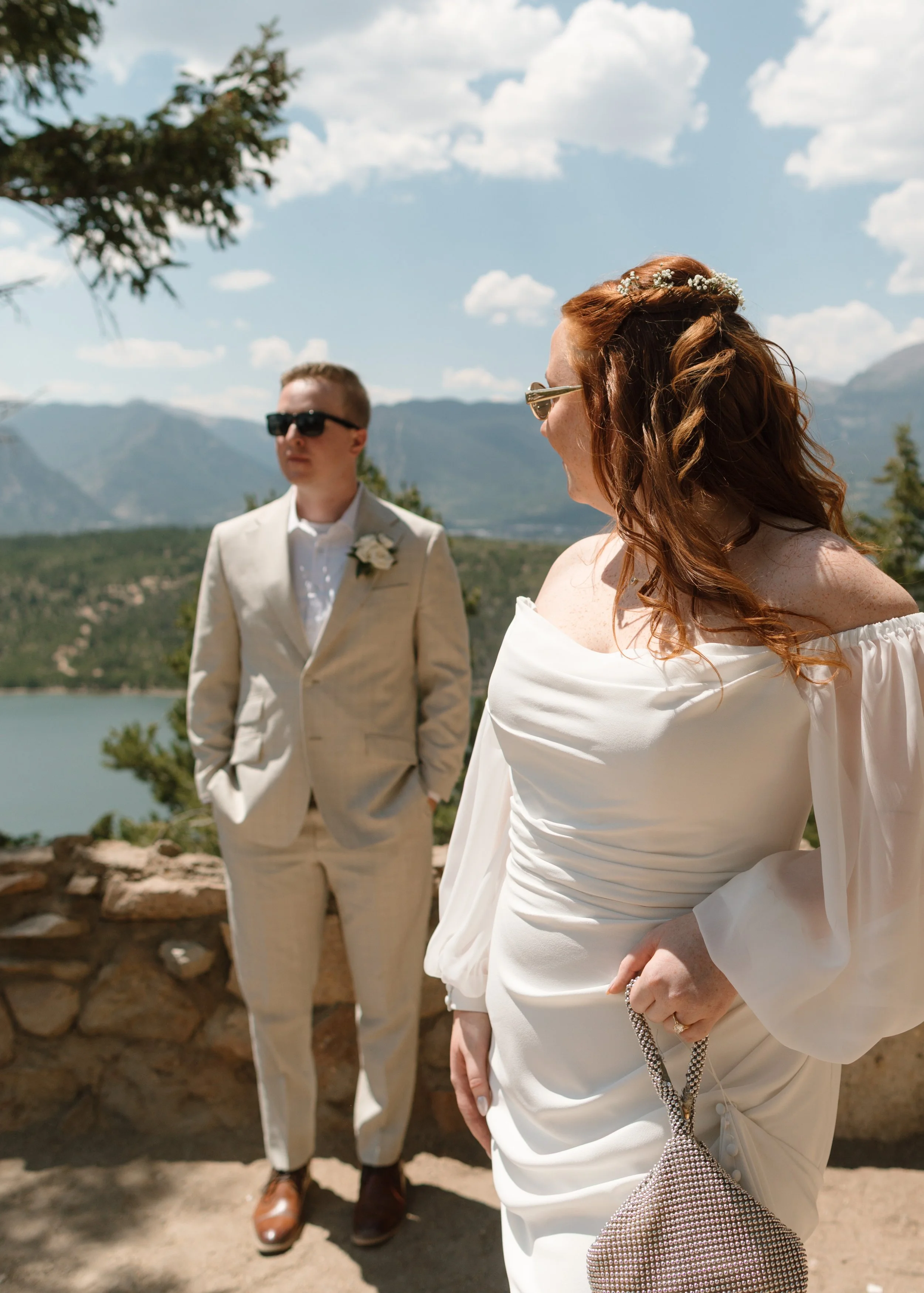 Bride & Groom Photos, Breckenridge CO, Destination wedding, Marisa Claire Photography, Wedding Photographer