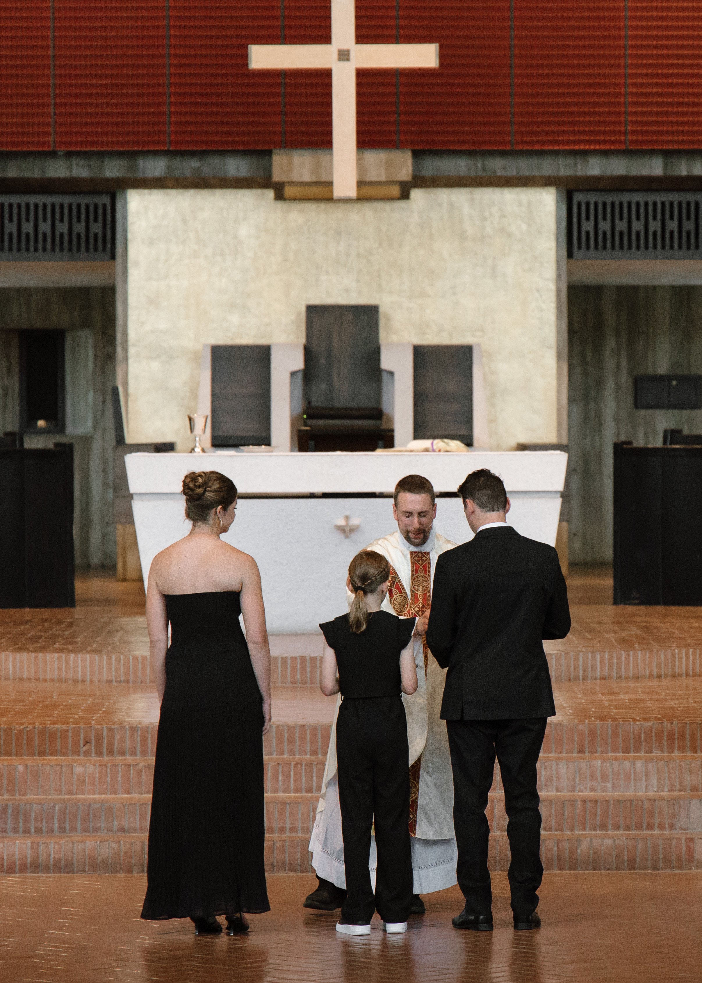 LaPanta Omann Wedding Portraits, St. John's Abbey, St. Cloud MN, Ceremony Photos