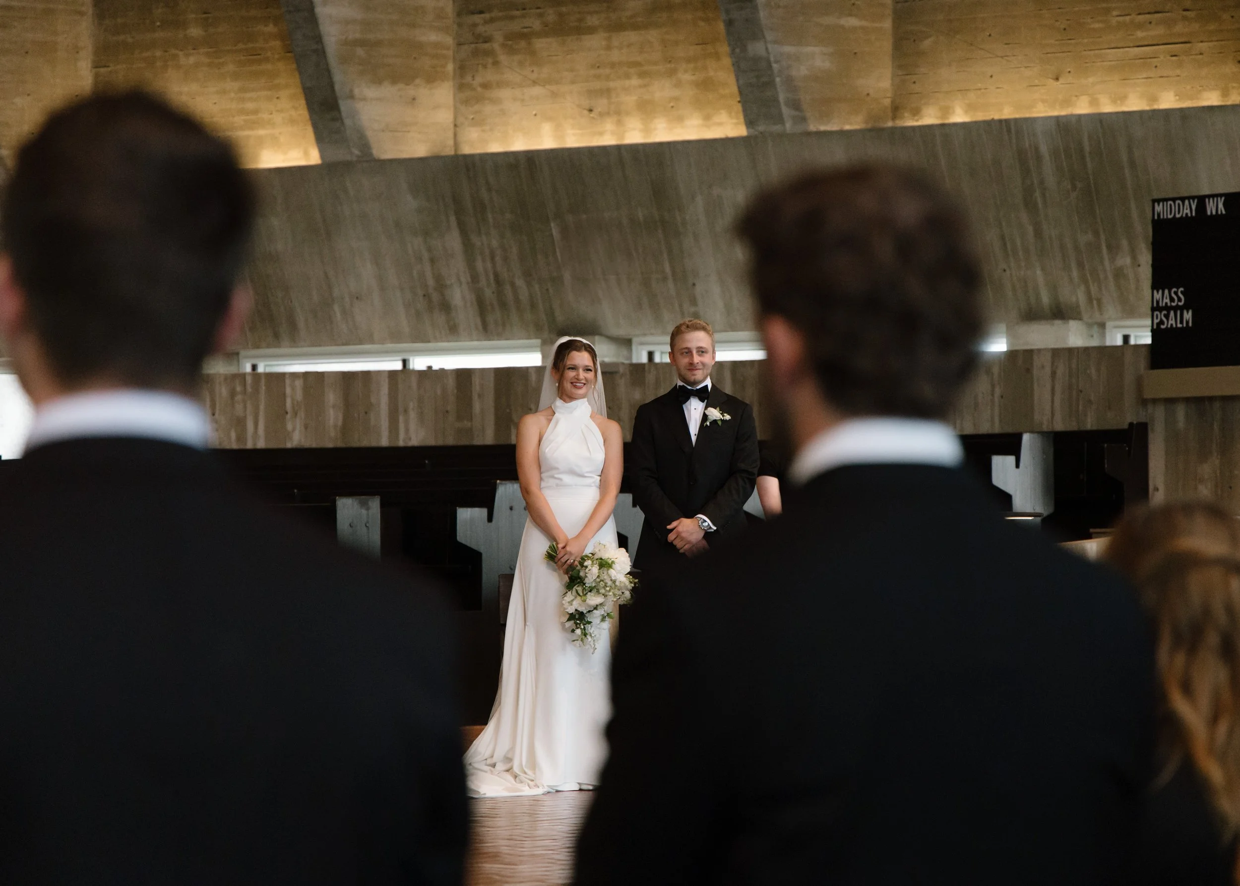 LaPanta Omann Wedding Portraits, St. John's Abbey, St. Cloud MN, Ceremony Photos