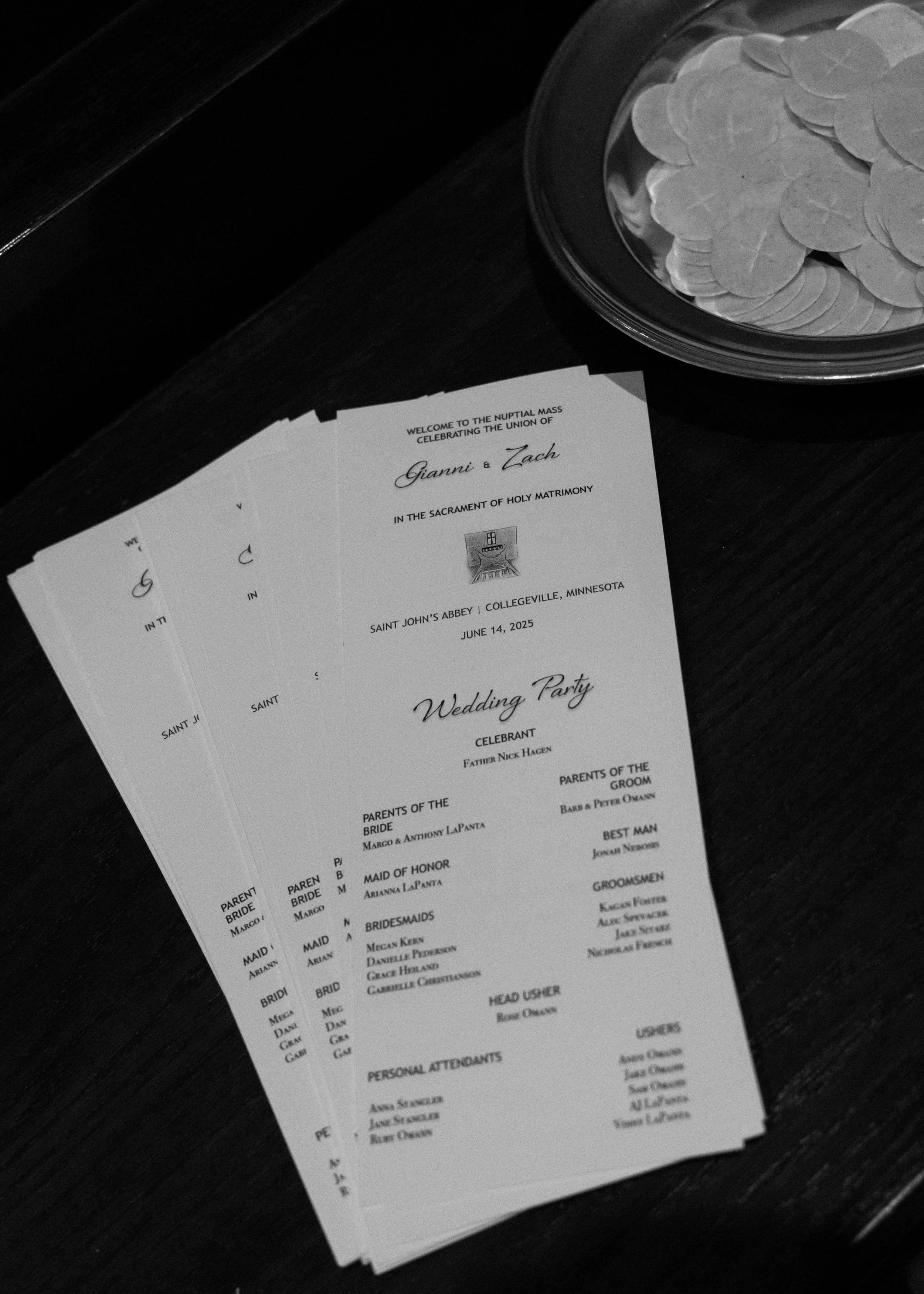 LaPanta Omann Wedding Portraits, St. John's Abbey, St. Cloud MN, Ceremony Photos