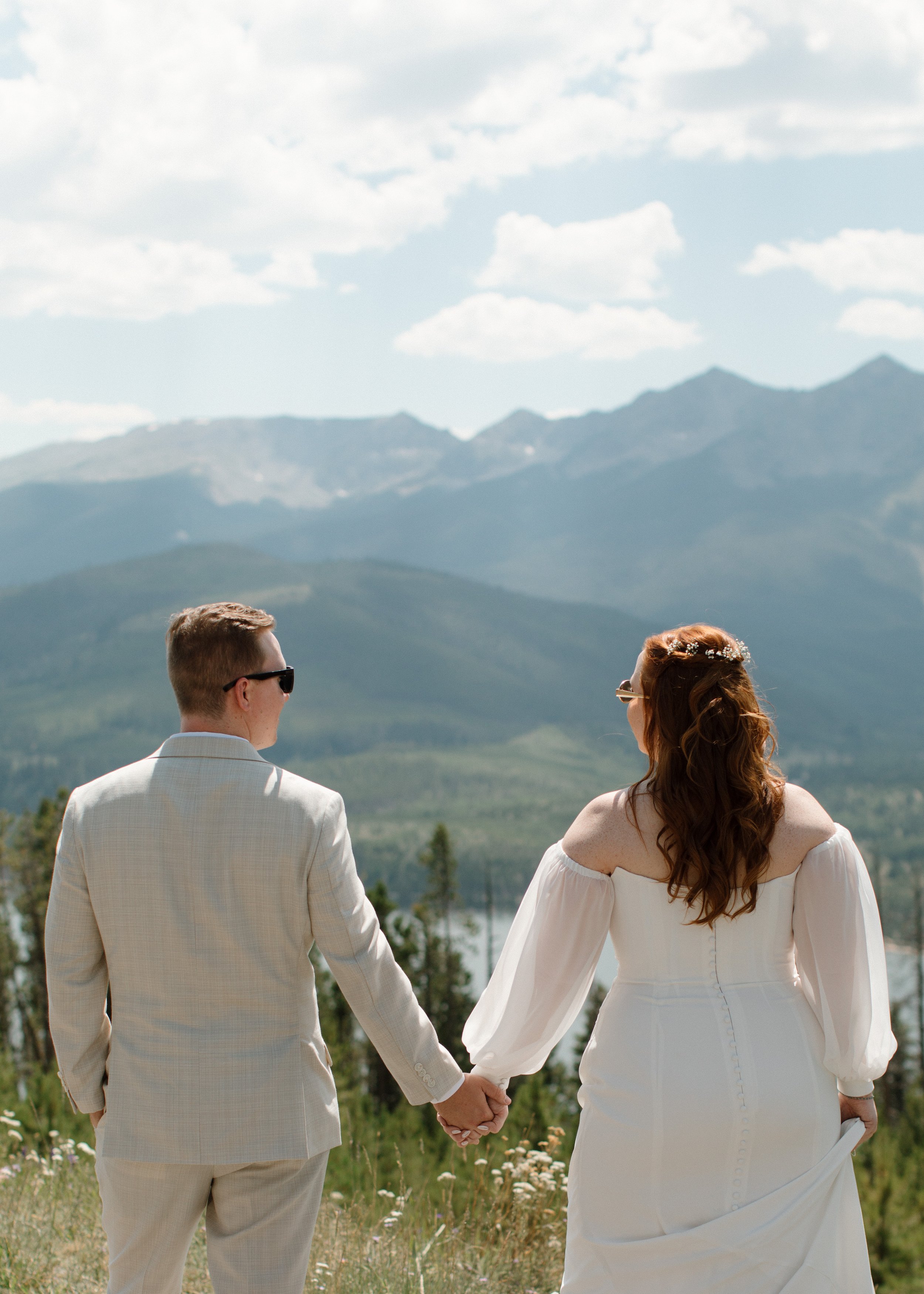 Bride & Groom Photos, Breckenridge CO, Destination wedding, Marisa Claire Photography, Wedding Photographer
