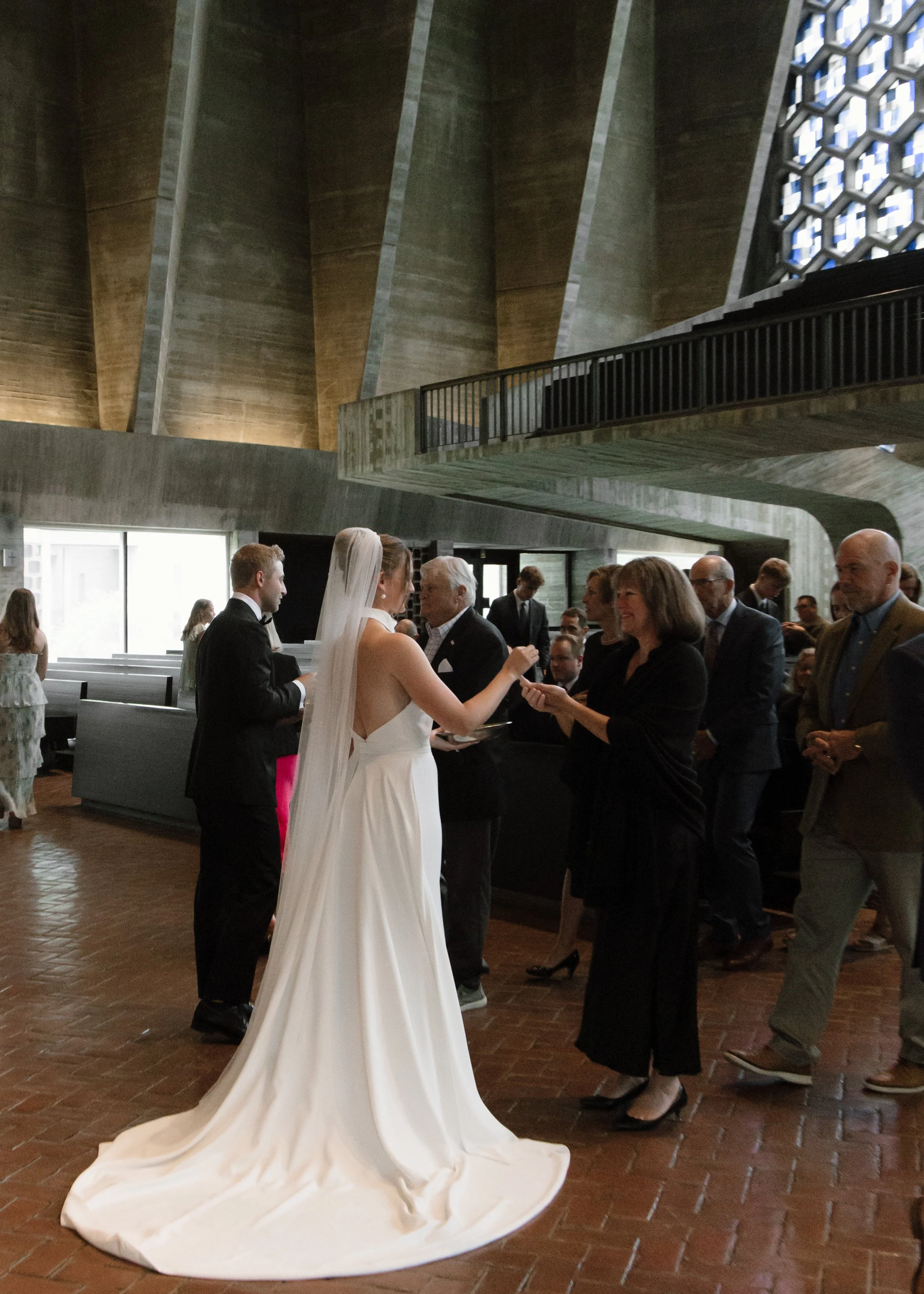 LaPanta Omann Wedding Portraits, St. John's Abbey, St. Cloud MN, Ceremony Photos