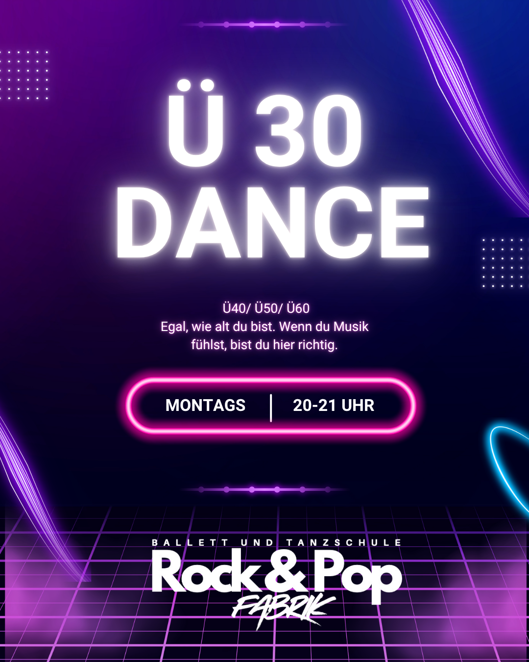 Ü30 Hip Hop Tanz Commercial Iserlohn Letmathe Erwachsene Tanzschule Rock & Pop Fabrik