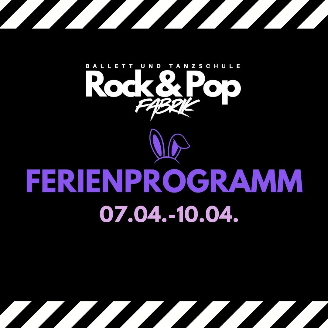 Osterferienprogramm f&uuml;r unsere Sch&uuml;lerinnen und Sch&uuml;ler! Kommt vorbei und tanzt mit uns 🐰
Externe Interessierte mit Voranmeldung, 10 Euro pro Klasse. 

Wir freuen uns auf die Get-Togethers nach den Kursen, bei den Teens und Grown-Ups.