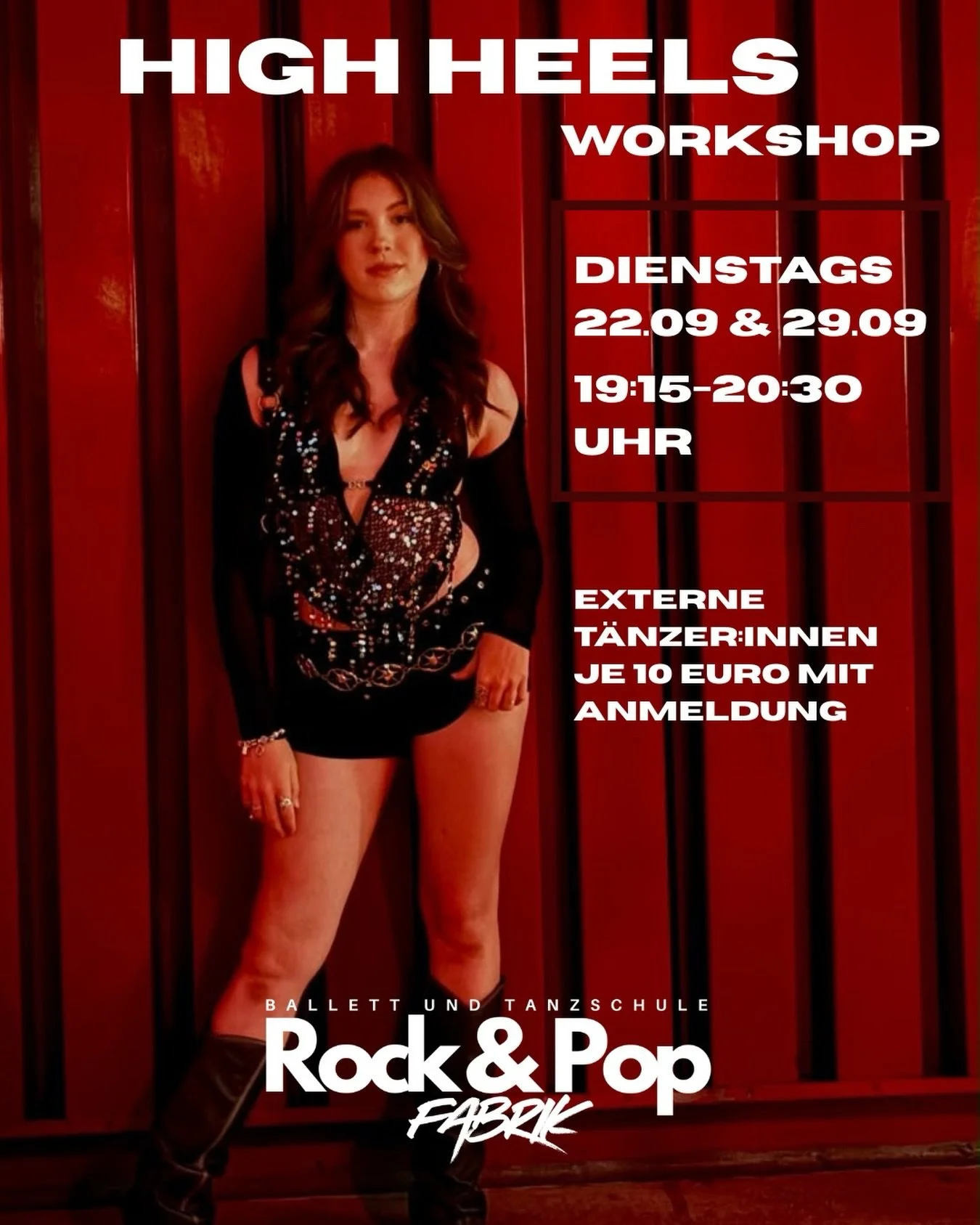 High Heels Special mit @sarahh.ils ✨👠

Sarah wird mit euch Performance, Freestyle, Across the Floor &amp; Attitude Walks trainieren (Open Level).

Sarah bringt langj&auml;hrige Tanzerfahrung und Meisterschaftserfahrung mit und hat au&szlig;erdem in 