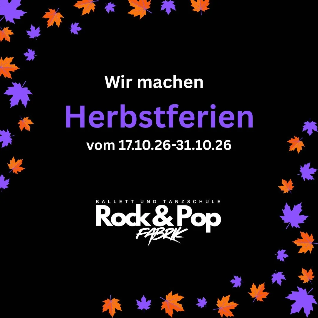 Wir machen Herbstferien 🍂

Vom 17. bis zum 31. Oktober machen wir eine kleine Pause und w&uuml;nschen euch eine sch&ouml;ne und erholsame Herbstzeit

In den Ferien findet kein Ferien-Special statt. Aufgrund interner organisatorischer Ver&auml;nderun