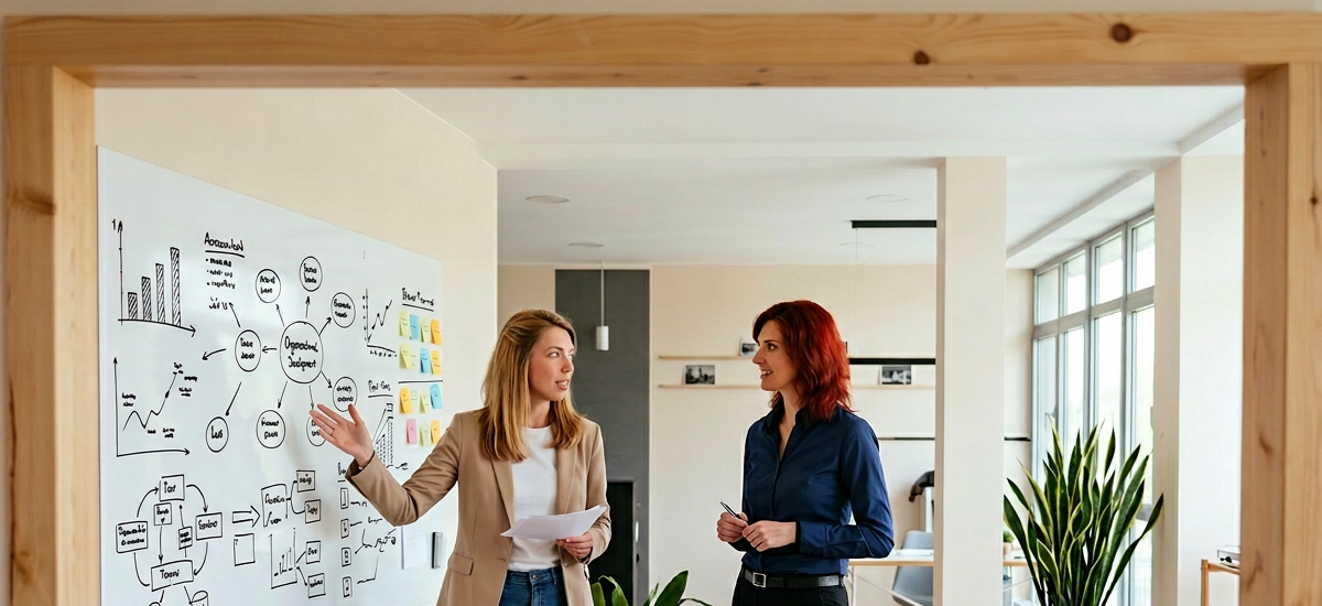 Maya (l) und Barbara (r) im Workshop