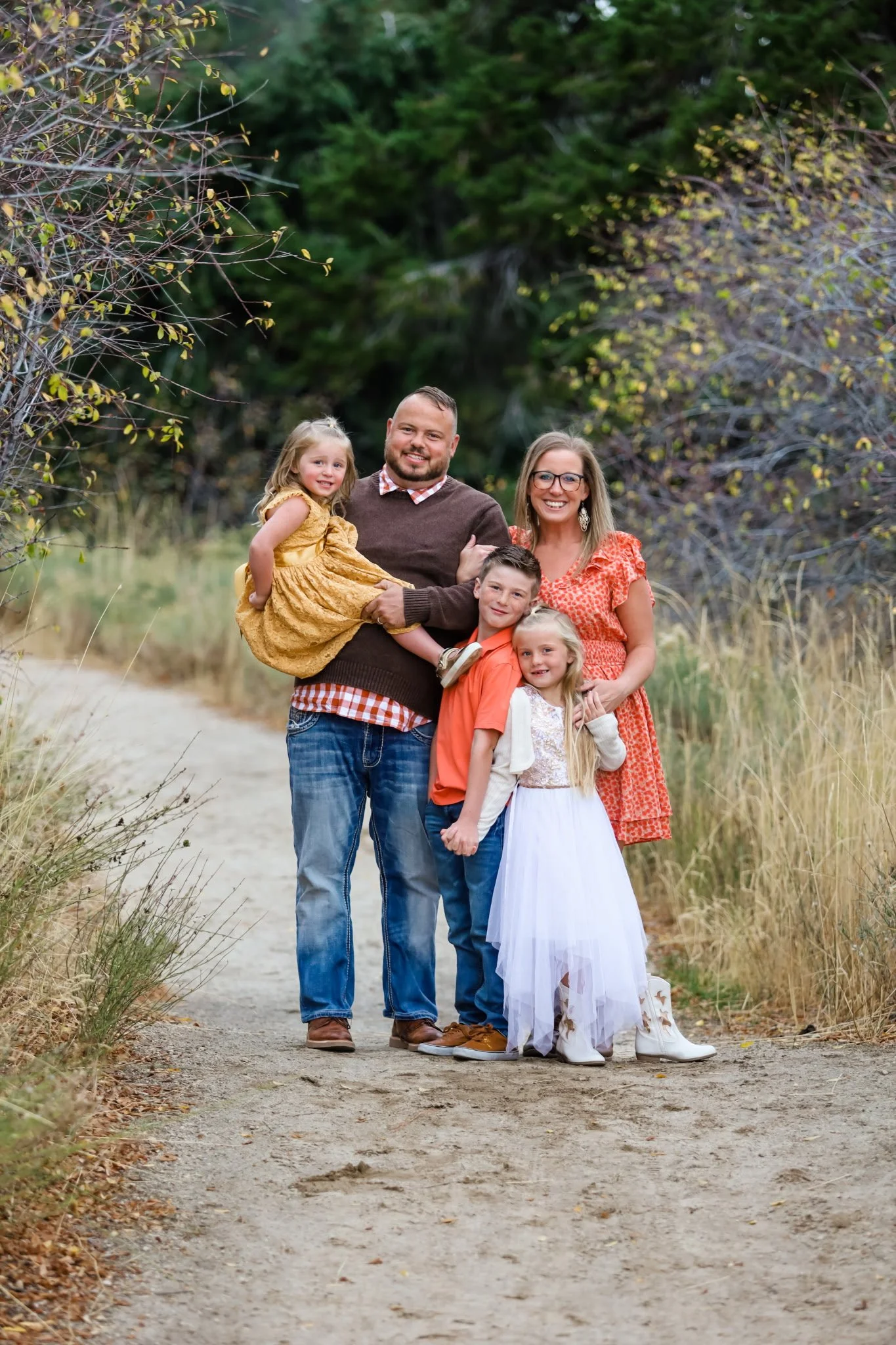 A Fox and Kids lead teacher with her family.