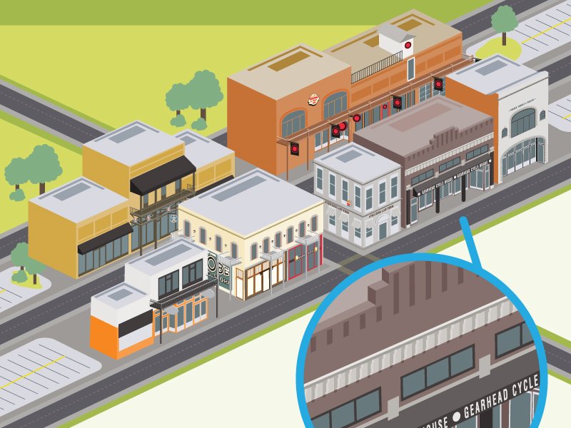 Tiny Buildings Poster