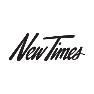 Black New York Times logo on a white background.