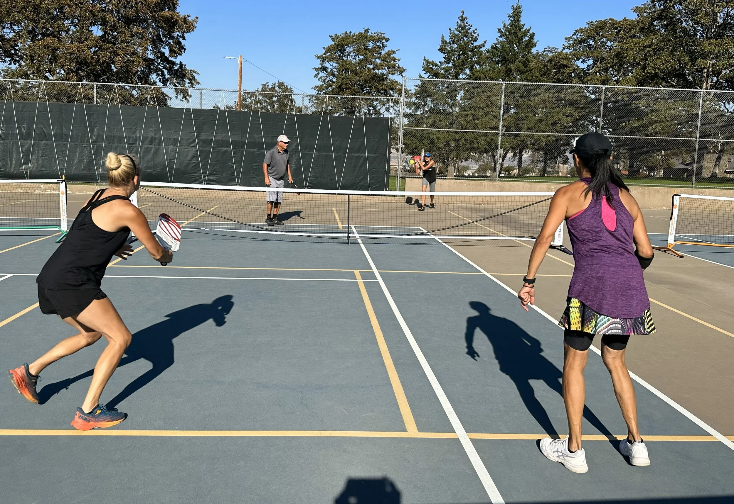 Megan and Betty taking care of business