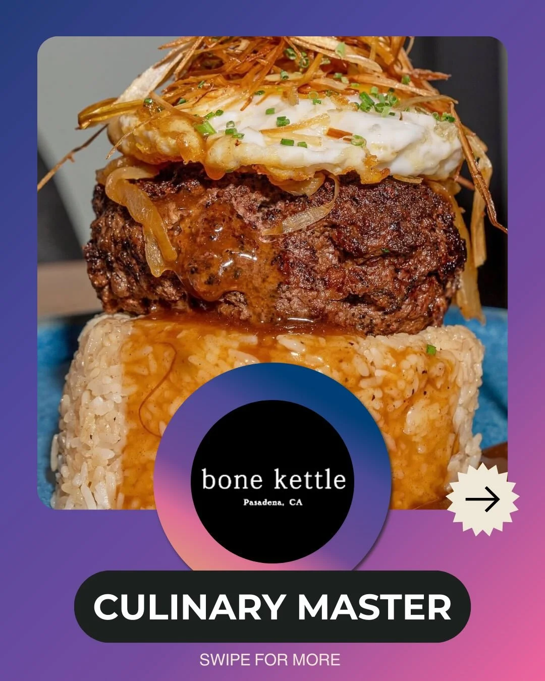 &ldquo;Bone Kettle, your new favorite southeast Asian neighborhood restaurant in old town Pasadena.&rdquo;

Bone Kettle in Old Pasadena is a popular, family-owned restaurant specializing in elevated Southeast Asian cuisine, specifically highlighting 