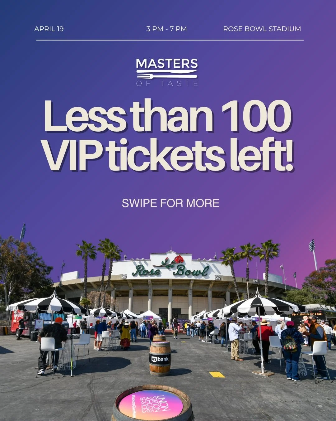 🚨Masters Of Taste VIP Access is almost SOLD OUT, Less than 100 tickets remain!

Upgrade your experience with:
✨ Early entry
🍽️ More Masters to explore
🥂 Exclusive VIP Lounge access

GET VIP TICKETS now before they&rsquo;re gone, Link in bio. 🎟️