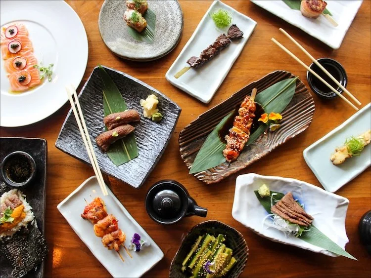 Sushi Roku image with sushi plated nicely on a dining table