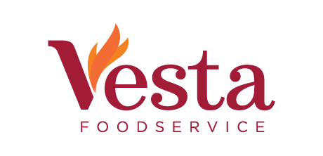 Vesta Food Service logo red 
