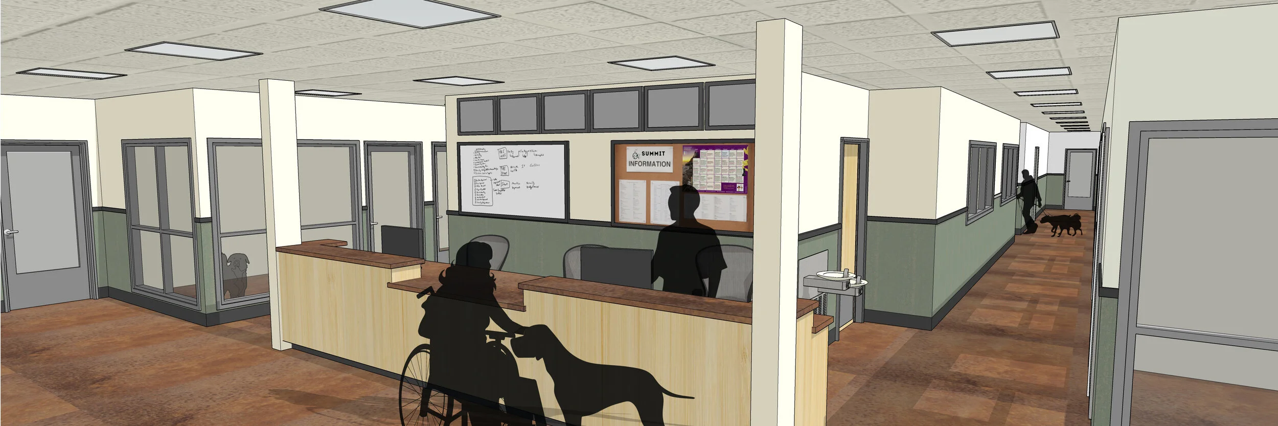 Canine Condo Reception Area