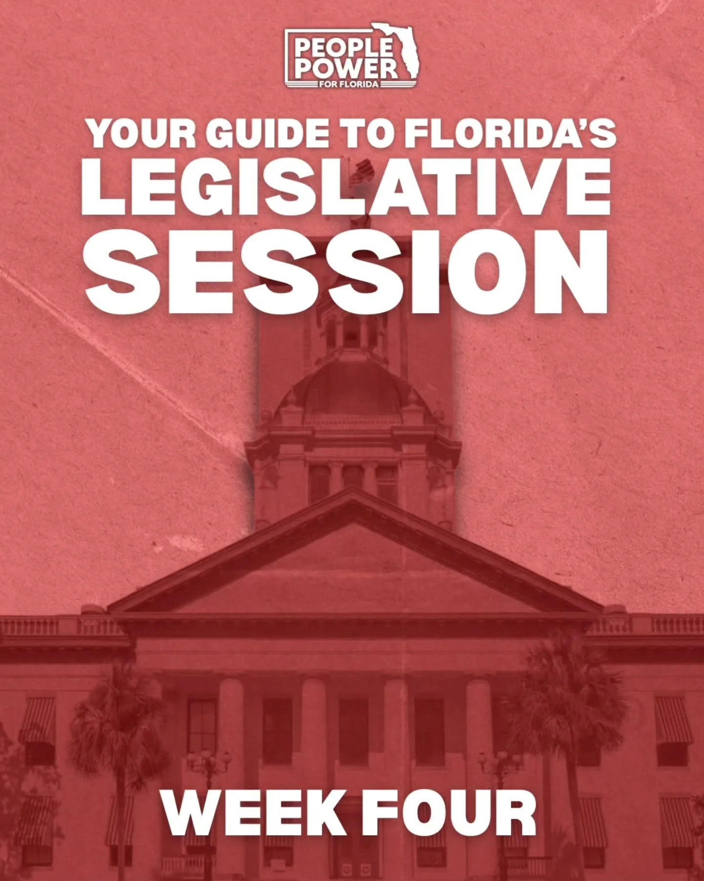 🚨Last week was the fourth week of Florida's Legislative Session--here's what happened, and what you need to know.

Bills are getting passed through the House and Senate, relating to topics like medicaid, immigration, developments, and more. Here we 