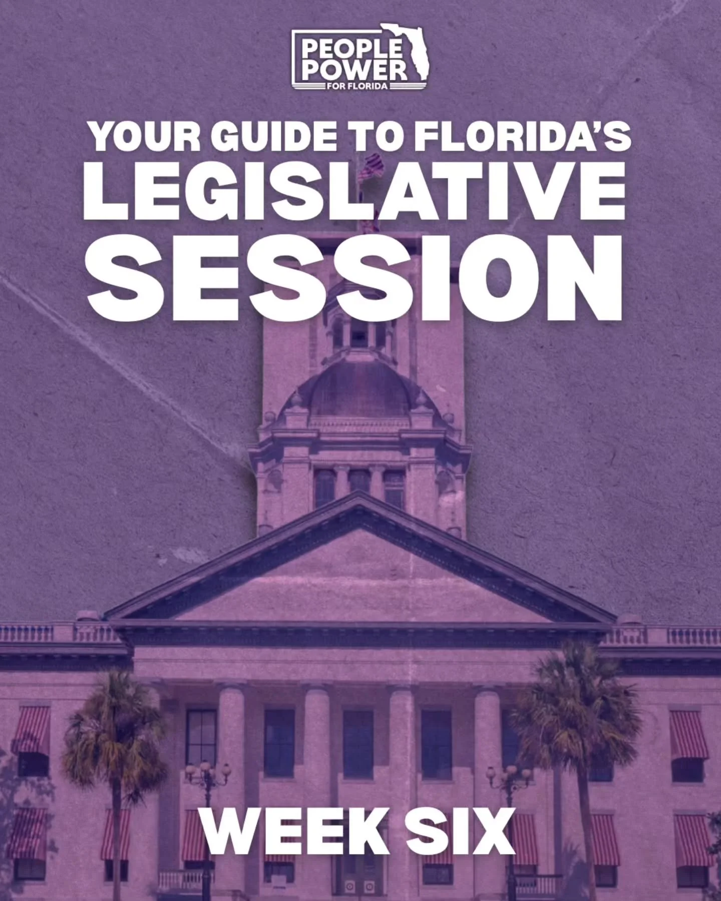 🚨Last week was the sixth week of Florida's Legislative Session--here's what happened, and what you need to know.

Bills are getting passed through the House and Senate, relating to topics like budgets, free speech, higher education, and more. Here w