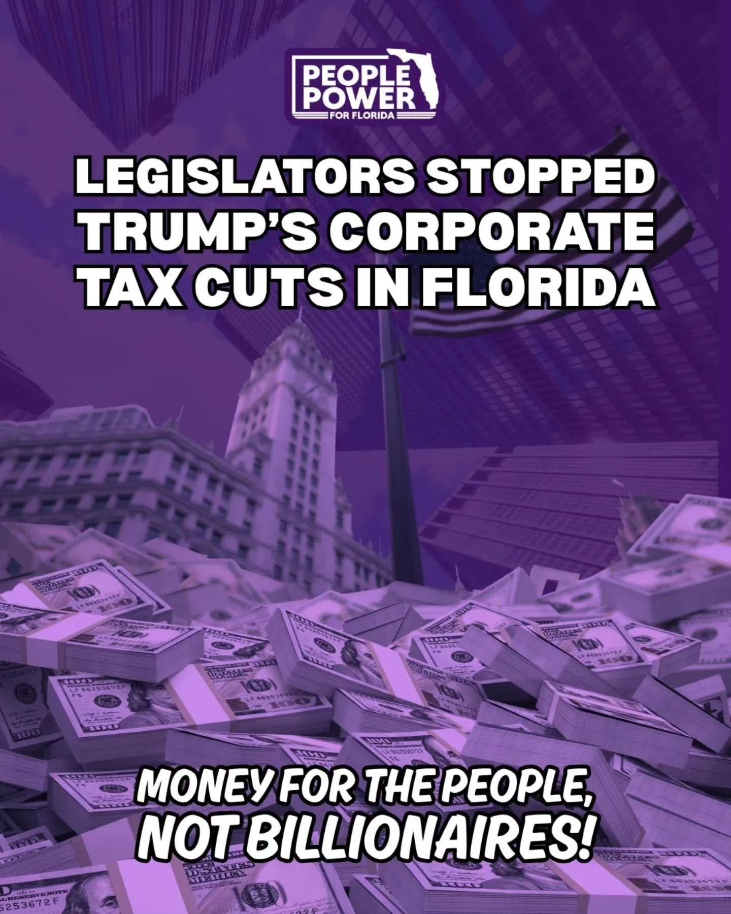 🚨 ICYMI: During Florida&rsquo;s 2026 Regular Legislative Session, Florida Legislators stopped Trump&rsquo;s corporate tax cuts from being copied into our state tax code!

This will save Florida taxpayers $3.5 billion next year alone, and $7 billion 
