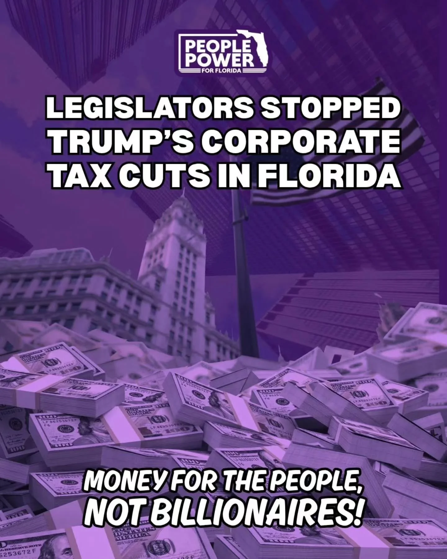 🚨 ICYMI: During Florida&rsquo;s 2026 Regular Legislative Session, Florida Legislators stopped Trump&rsquo;s corporate tax cuts from being copied into our state tax code!

This will save Florida taxpayers $3.5 billion next year alone, and $7 billion 
