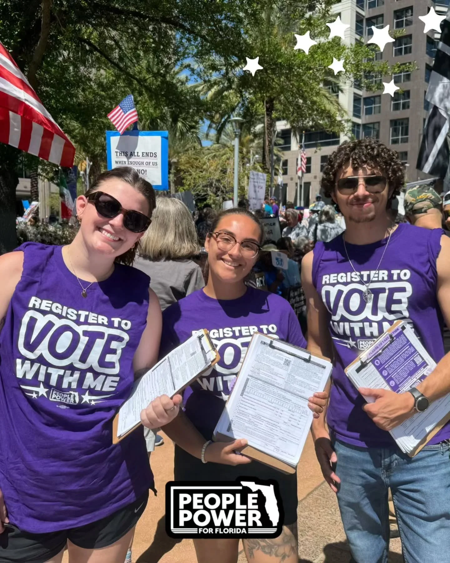 This weekend our volunteers stood up for justice and demanded accountability from the current administration‼️

Were you at one of these protests and wondering how you can continue this advocacy? Join us to fight for voting rights and real community 